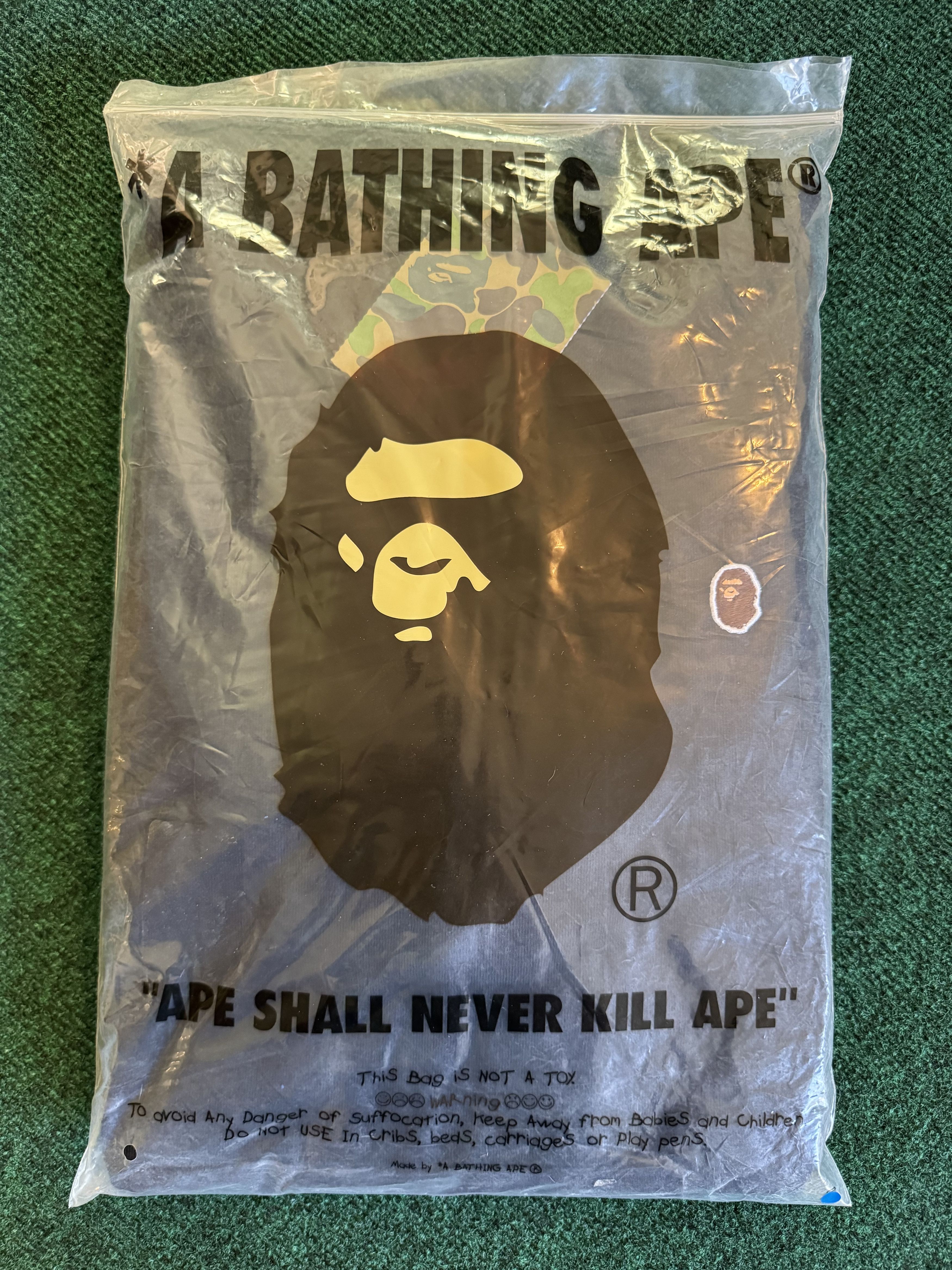 Bape One Point Pullover Hoodie “Black” Size US XL / EU 56 / 4 - 1 Thumbnail