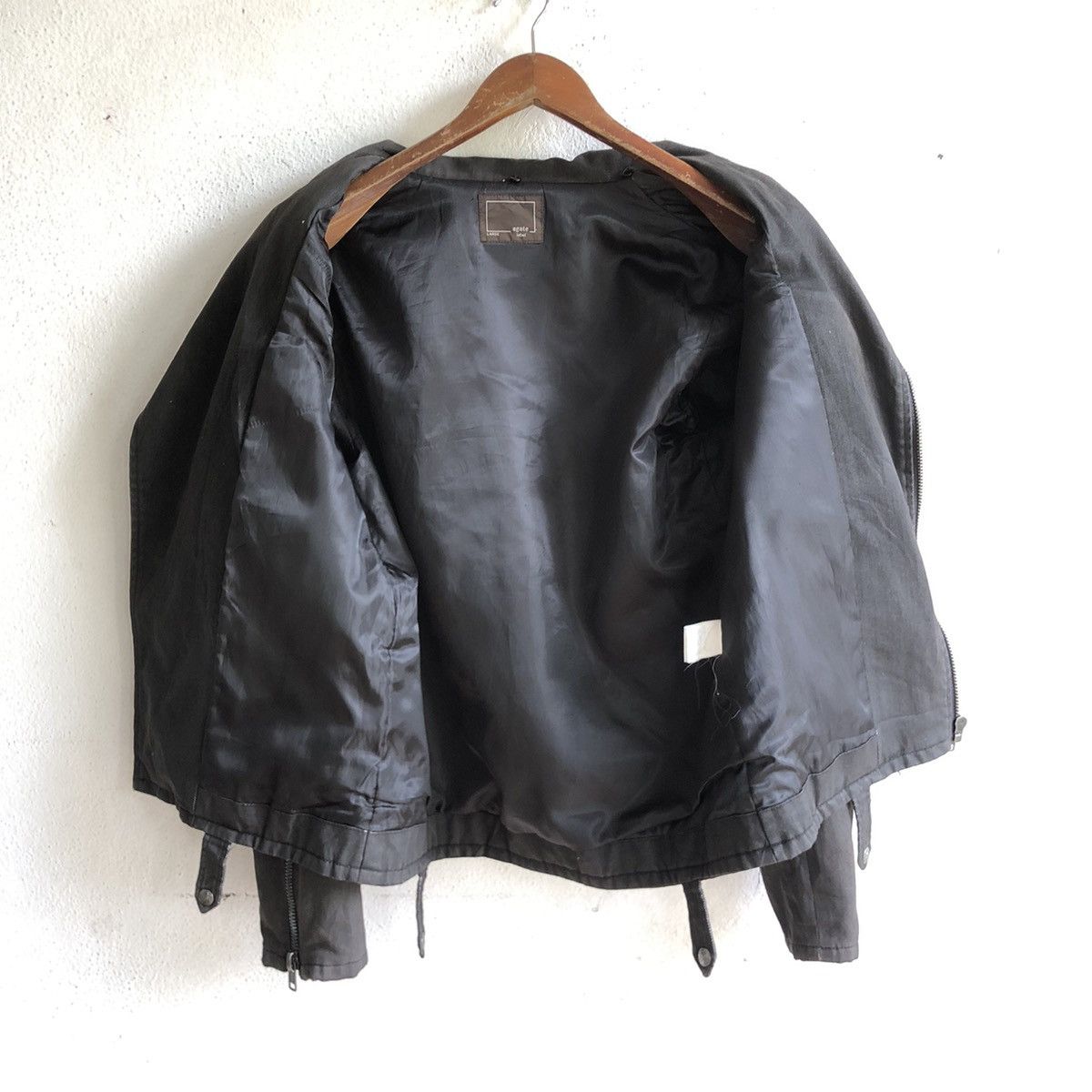 Japanese Brand AGATE denim biker jacket Size US L / EU 52-54 / 3 - 5 Thumbnail
