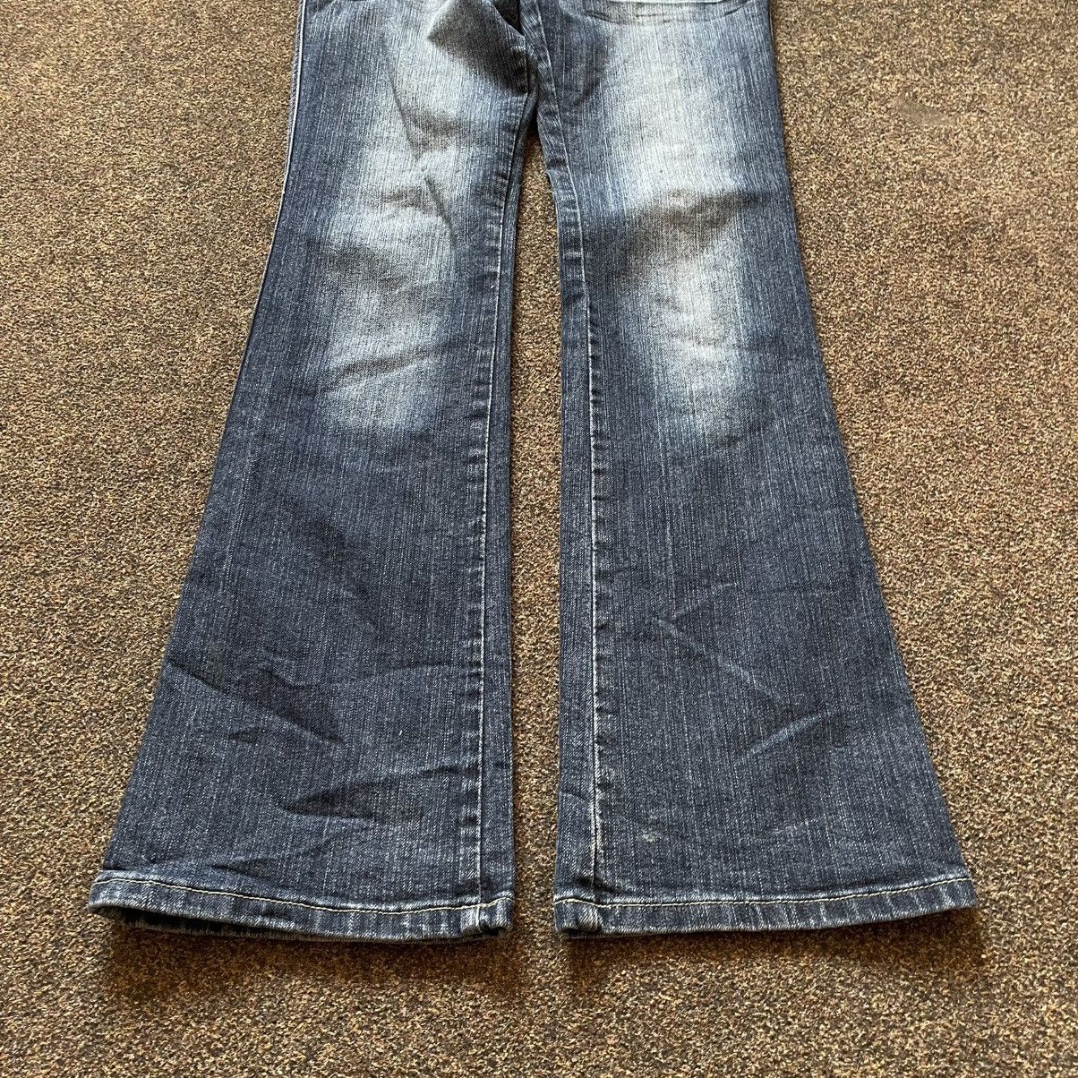 Vintage Y2K Vintage Faded Bootcut Jeans Distressed Flared Skate 28 Size 28" / US 6 / IT 42 - 5 Thumbnail