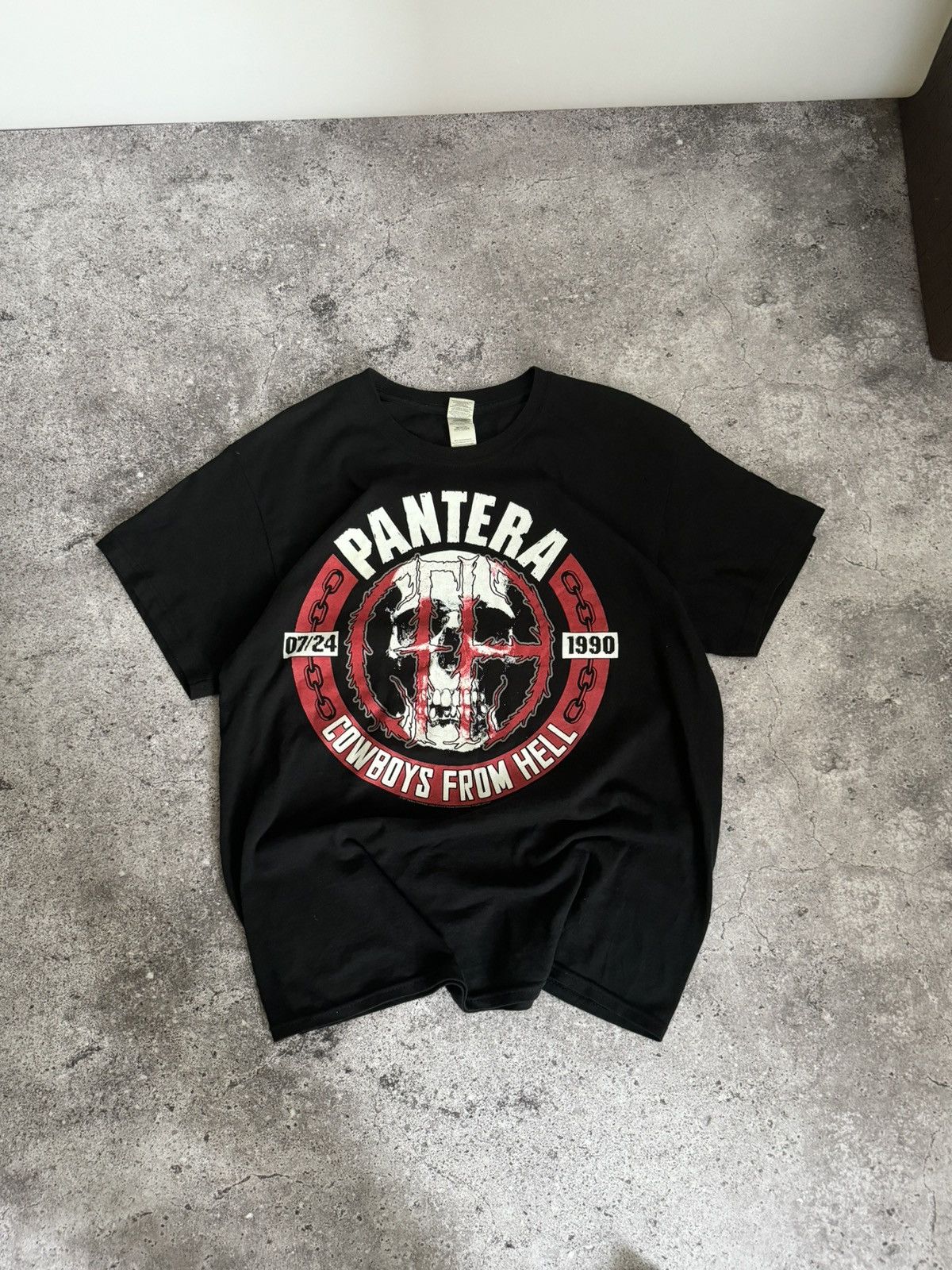 Band Tees × Vintage Vintage Pantera cowboys from hell t-shirt Size US L / EU 52-54 / 3 - 2 Thumbnail