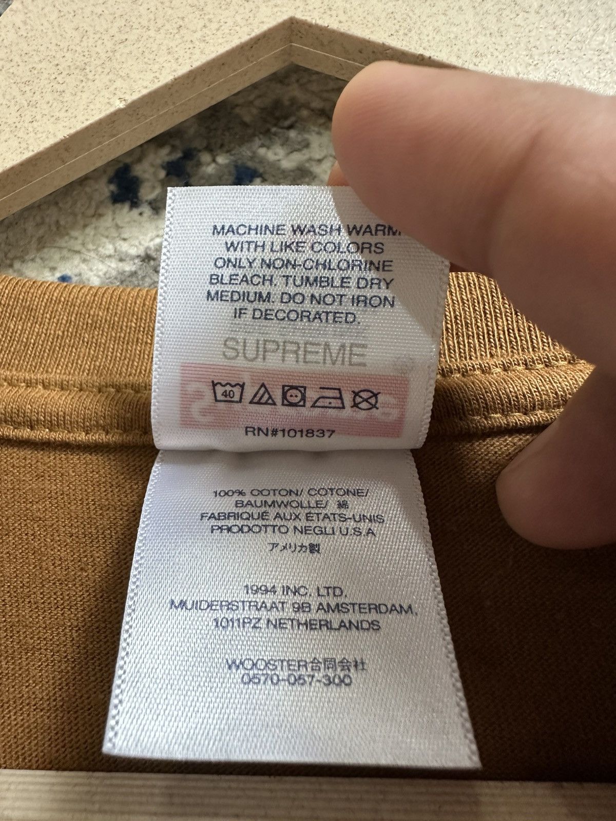 Supreme Supreme Arabic tee Size US M / EU 48-50 / 2 - 6 Thumbnail