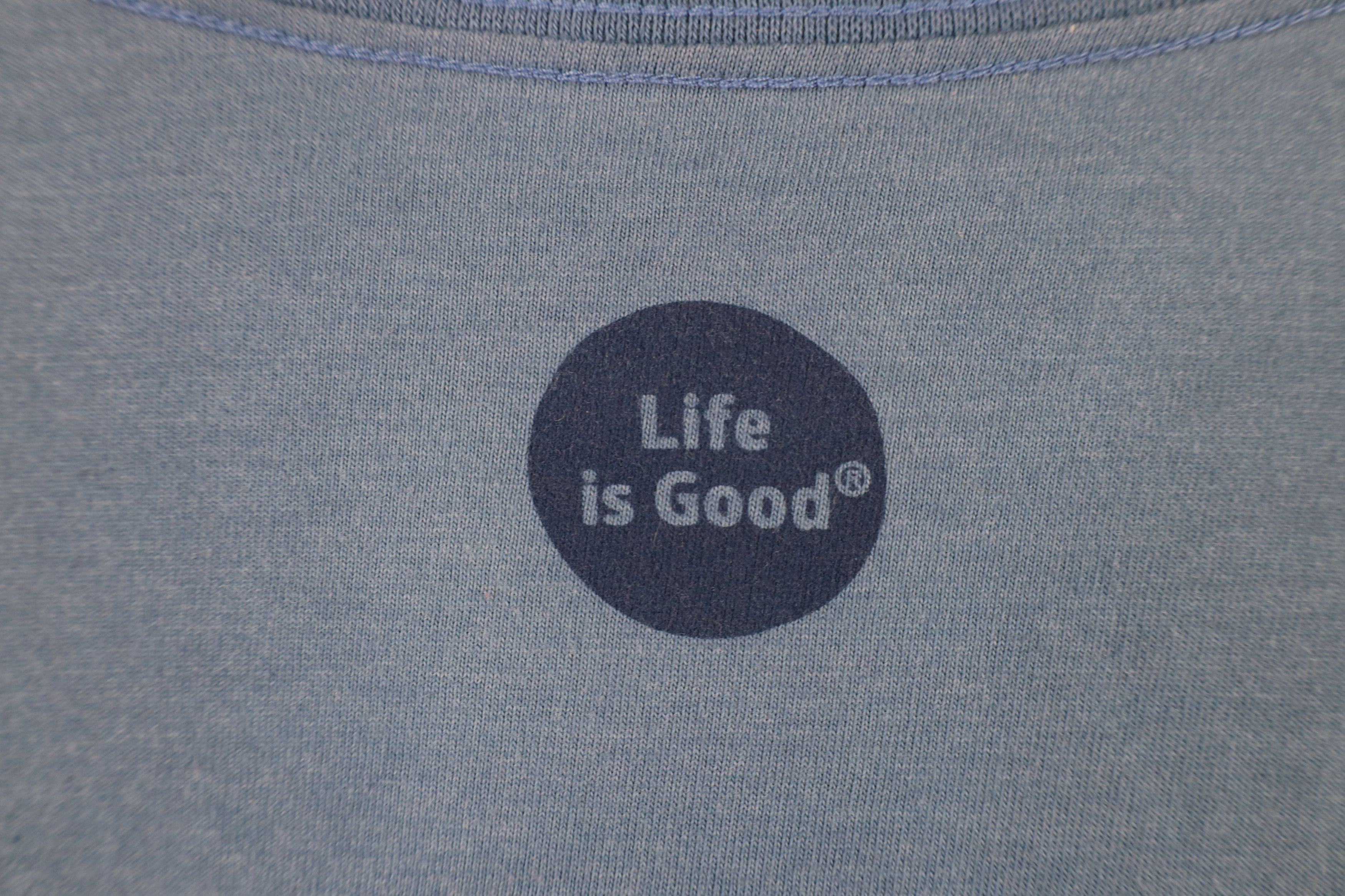 Life is Good × Vintage Life Is Good Tribal Tiger Knit Long Sleeve T-Shirt Blue Size US L / EU 52-54 / 3 - 10 Thumbnail