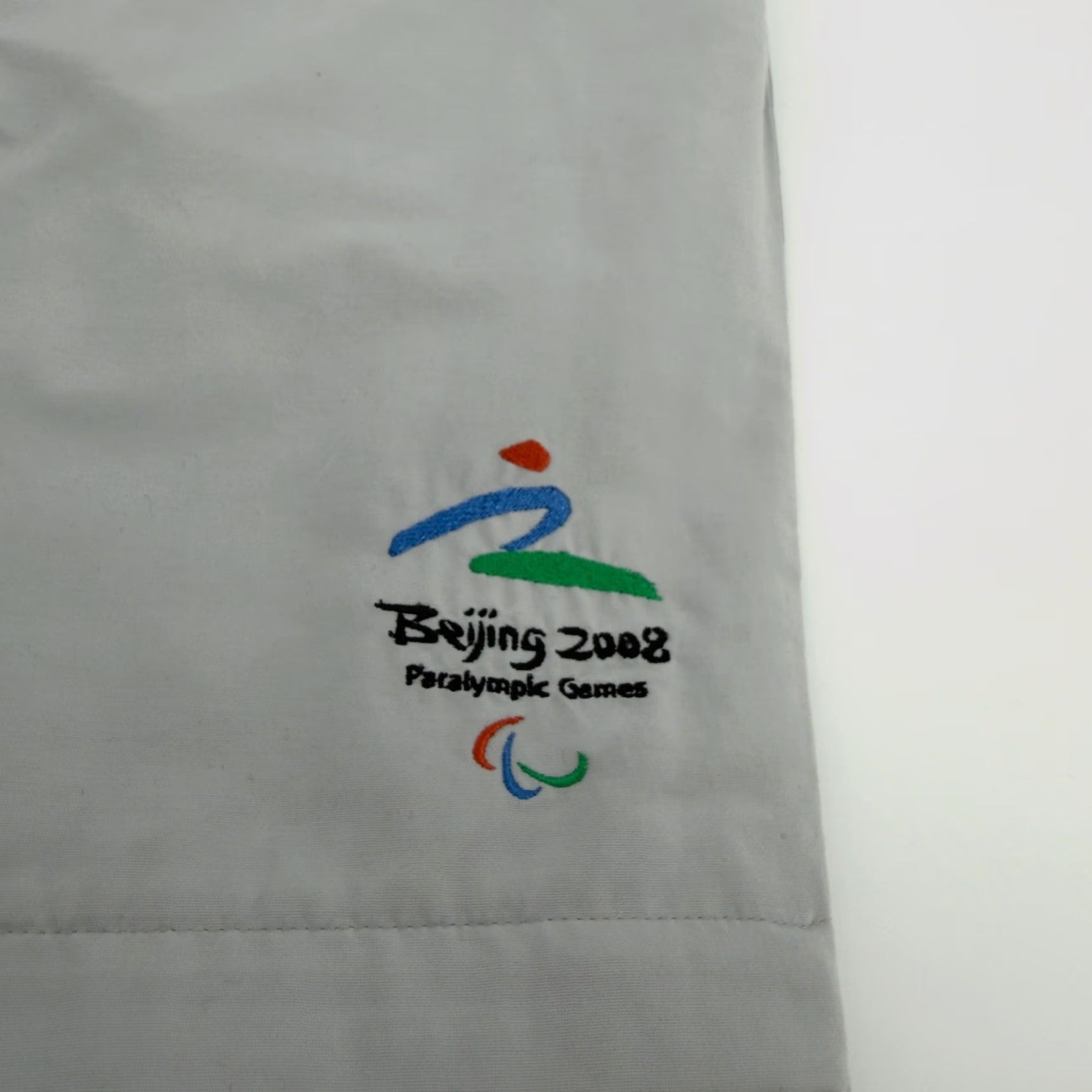 Adidas Adidas Beijing 2008 Paralympic Games Convertible Pants 2XL Gray Unisex Adults Track Pants Regular Size Pants Mens Womens Boys Girls Size US 39 - 7 Thumbnail