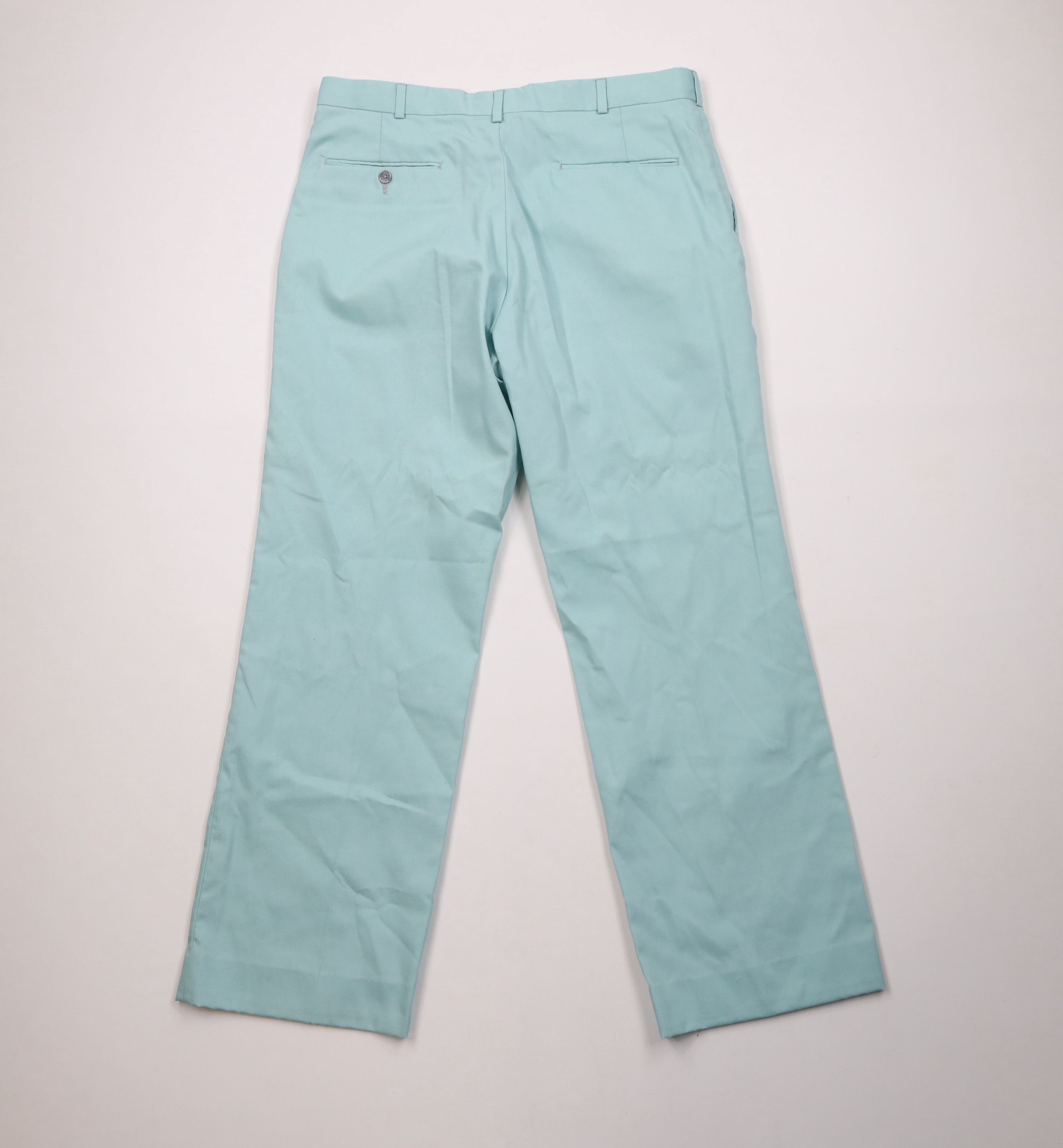 Vintage Vintage 70s Streetwear Bell Bottoms Chino Pants Blue USA Size US 34 / EU 50 - 8 Thumbnail