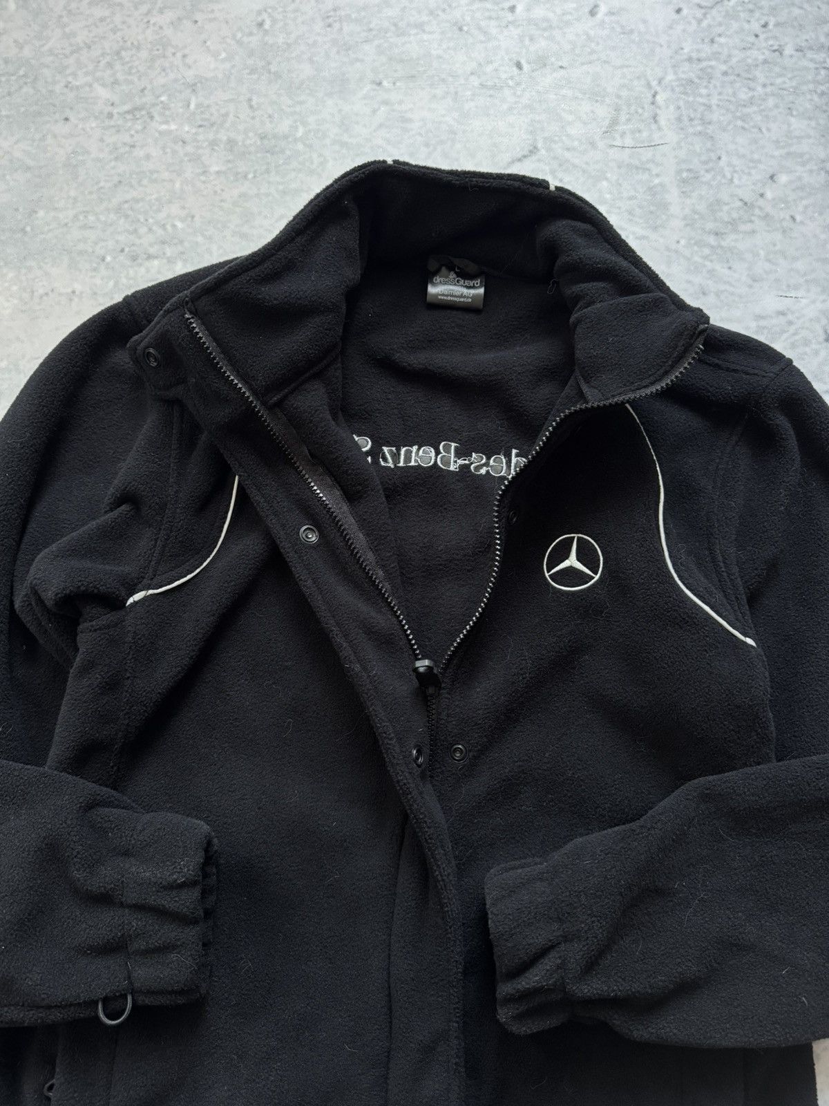 Mercedes-Benz × Vintage 🏎️Vintage Mercedes Benz fleece jacket zip Service Size US M / EU 48-50 / 2 - 3 Thumbnail