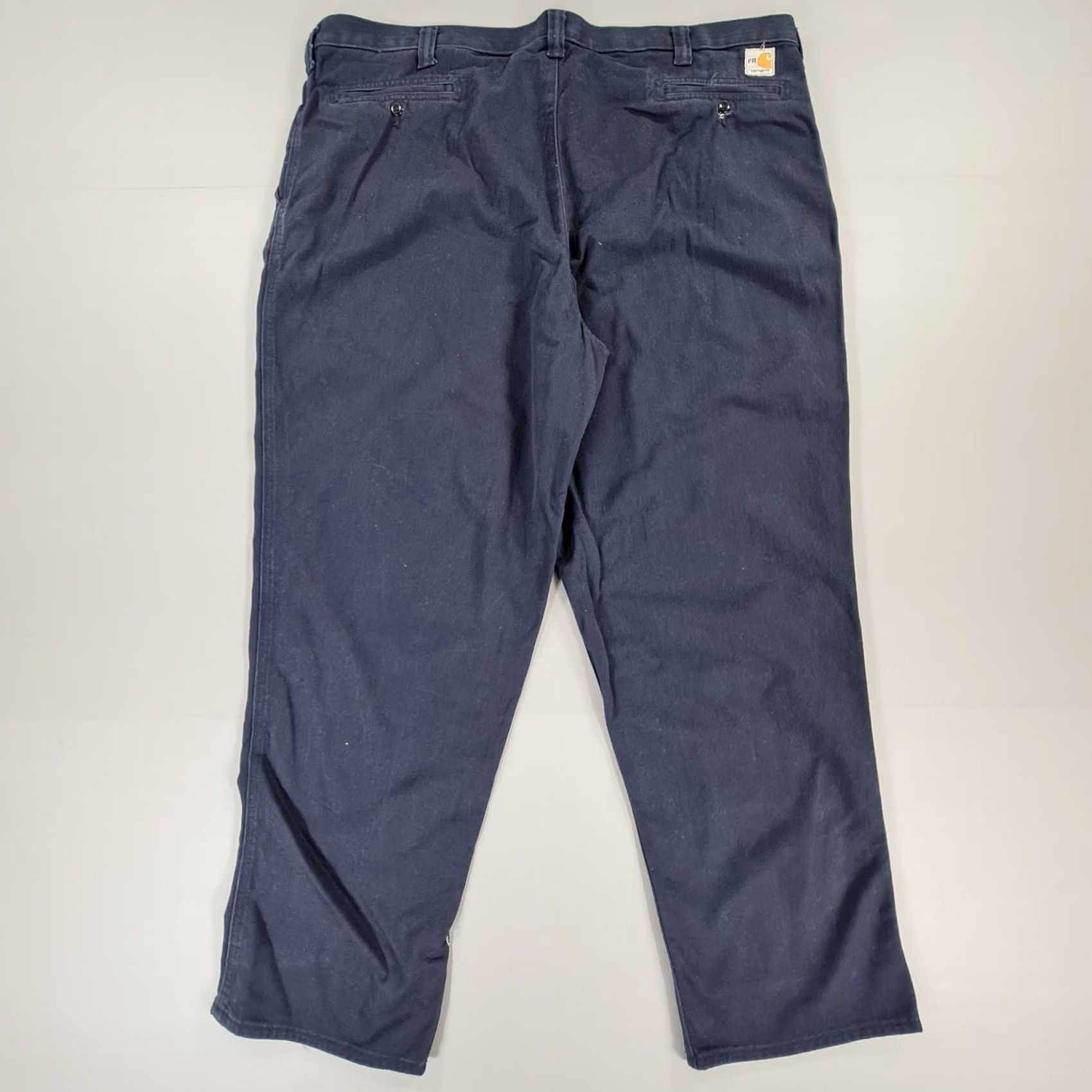 Carhartt VINTAGE Carhartt Mens Trousers Navy Blue W42 L32 Flame Resistant CAT 2 Work Pants 371-20 Size US 42 / EU 58 - 6 Thumbnail
