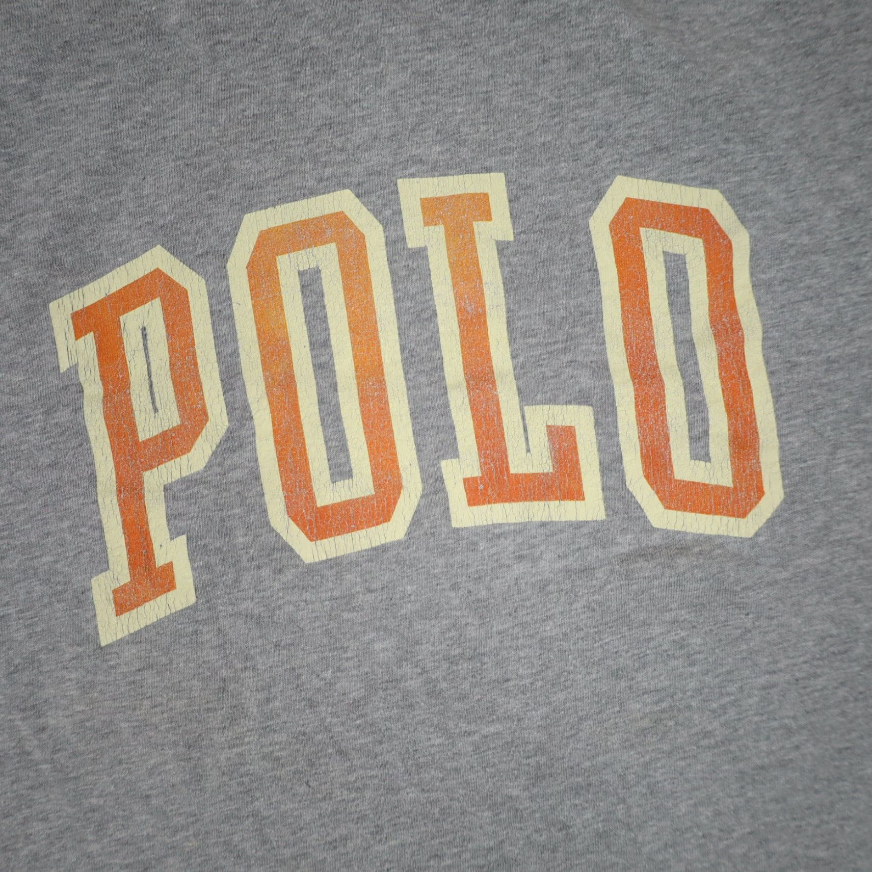 Polo Ralph Lauren VINTAGE Polo Ralph Lauren Mens T-Shirt Gray L Spellout Graphic Shirt Size US L / EU 52-54 / 3 - 4 Thumbnail