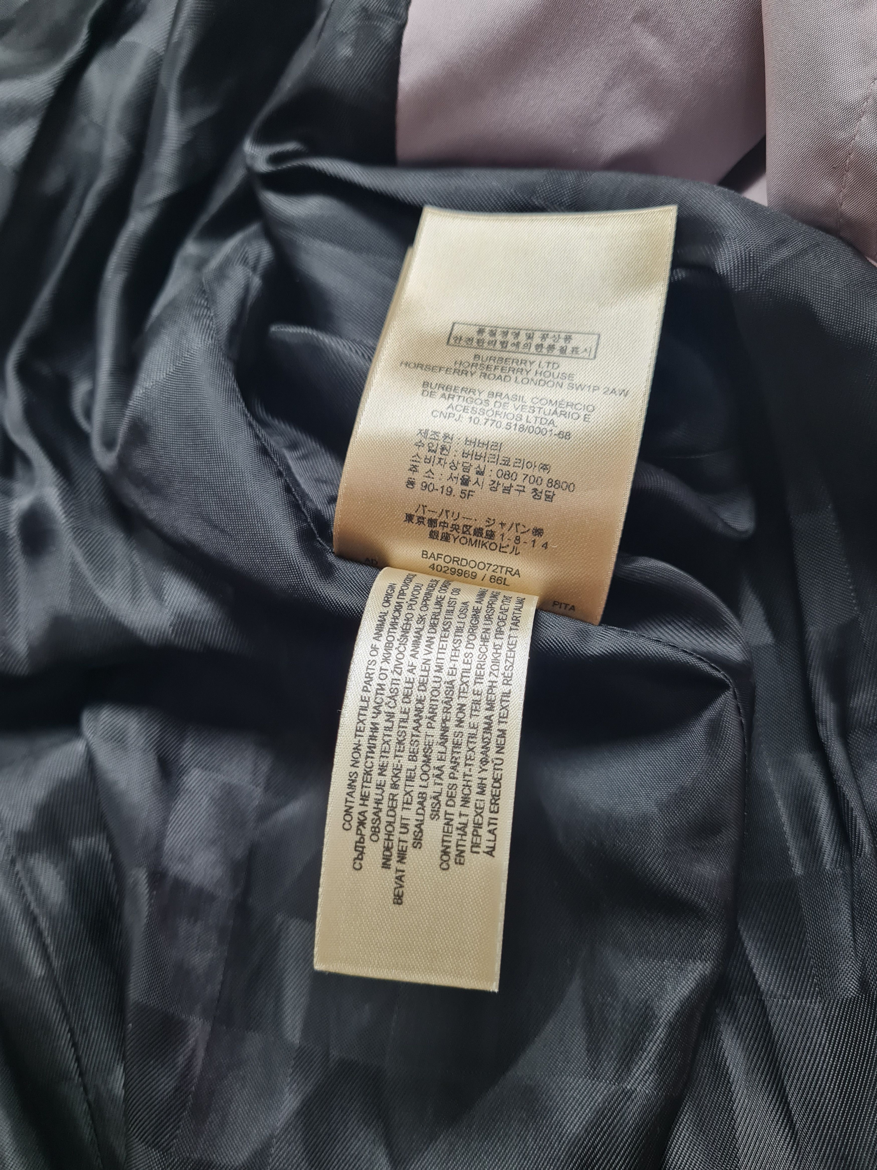 Burberry Burberry Trench Coat Size/S Cotton Blend Nova check Gray Size S / US 4 / IT 40 - 18 Thumbnail