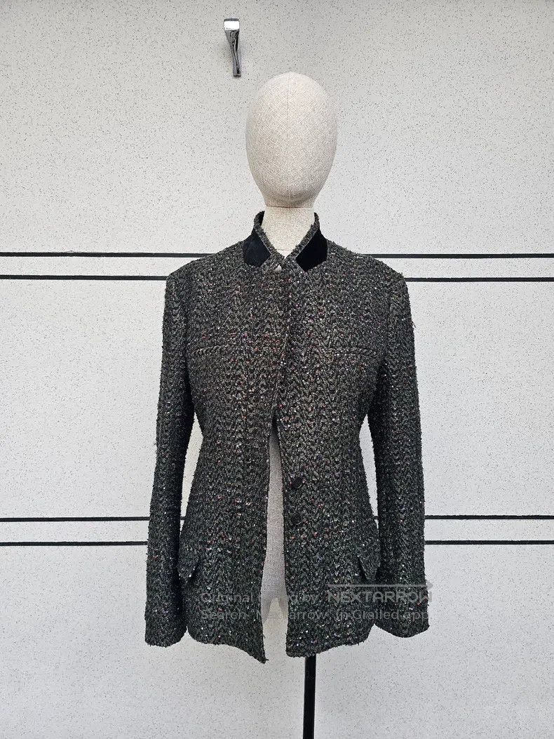 Haider Ackermann Haider Ackermann Tweed Jacket Size XS / US 0-2 / IT 36-38 - 1 Thumbnail