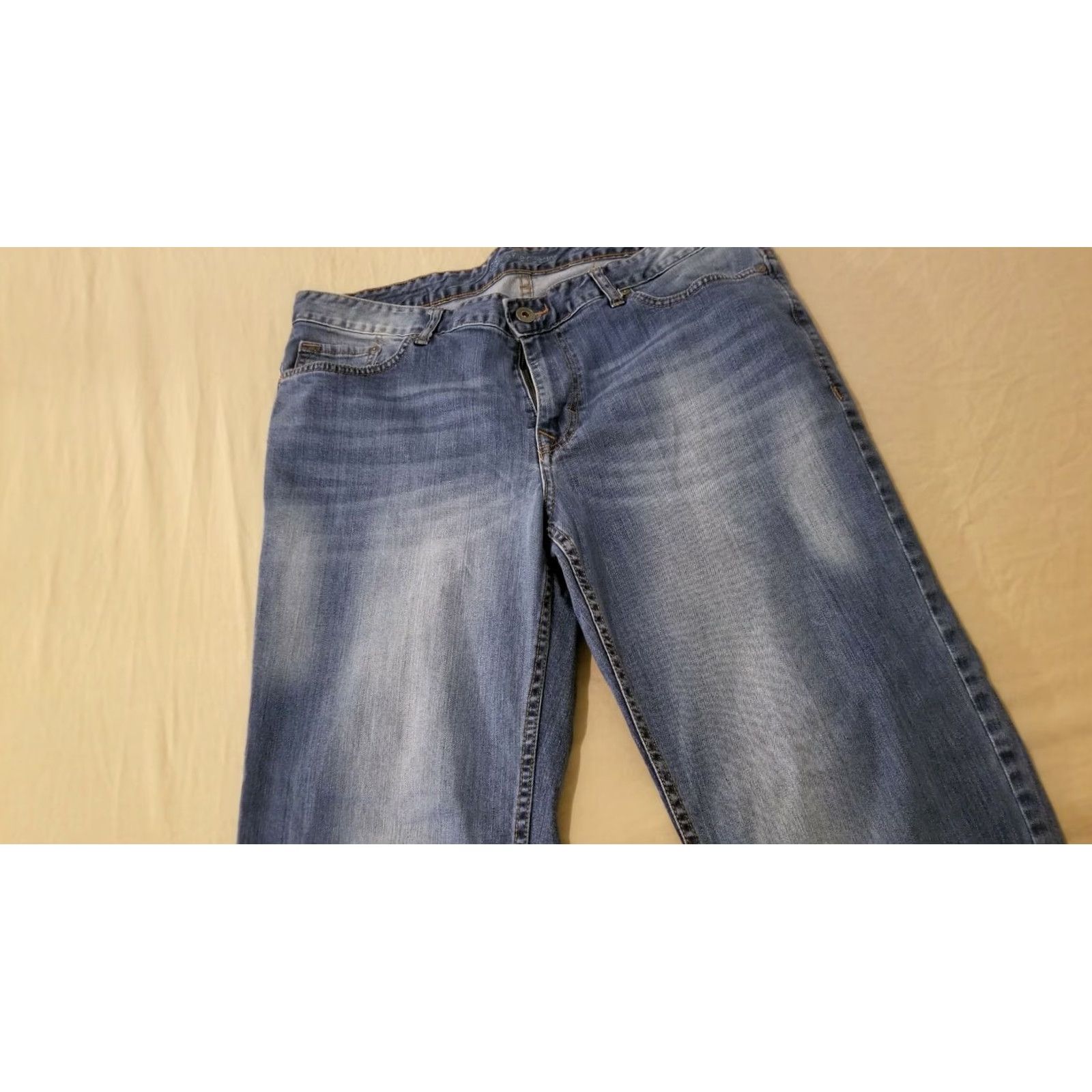 Calvin Klein Calvin Klein Jeans Mens 36x32 Denim Straight Blue Jeans 36x32 Regular Mens Blue Slim? Size US 36 / EU 52 - 3 Thumbnail