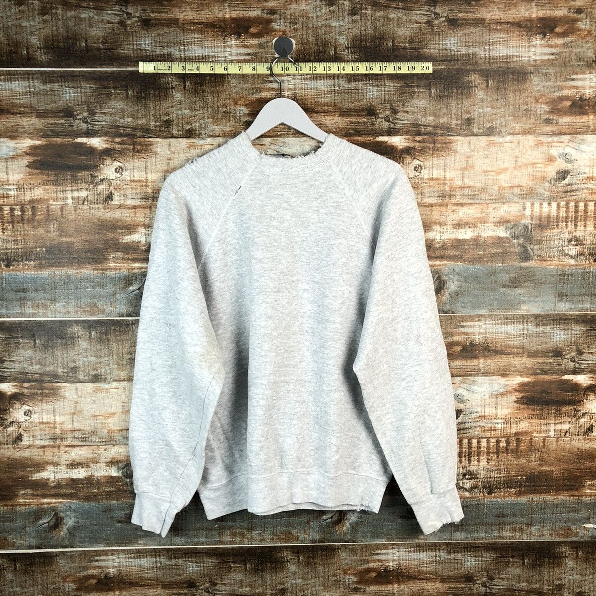 Tultex Tultex vintage ripped plain Sweatshirt #A2499 Size US M / EU 48-50 / 2 - 12 Thumbnail