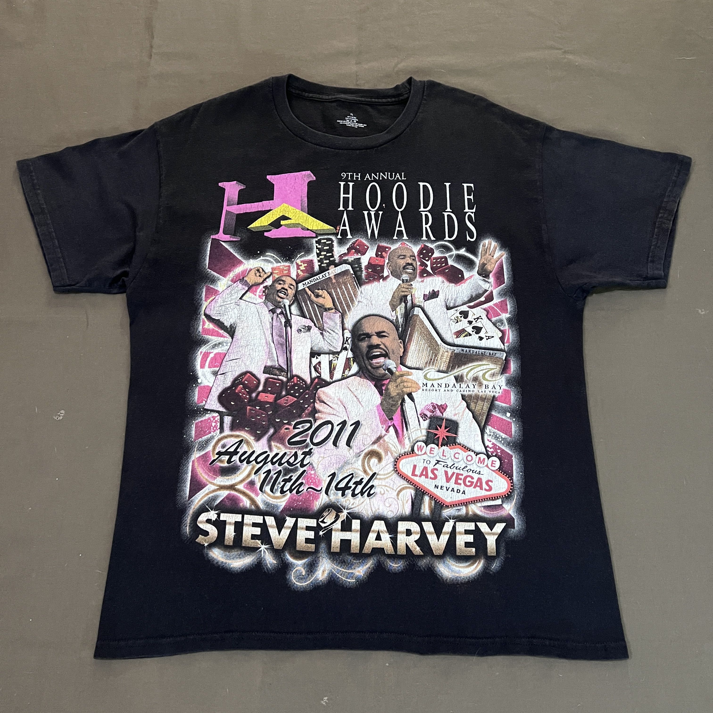 Vintage Vintage Y2K 2011 Hoodie awards Steve Harvey Promo Tee XL Size US XL / EU 56 / 4 - 4 Thumbnail