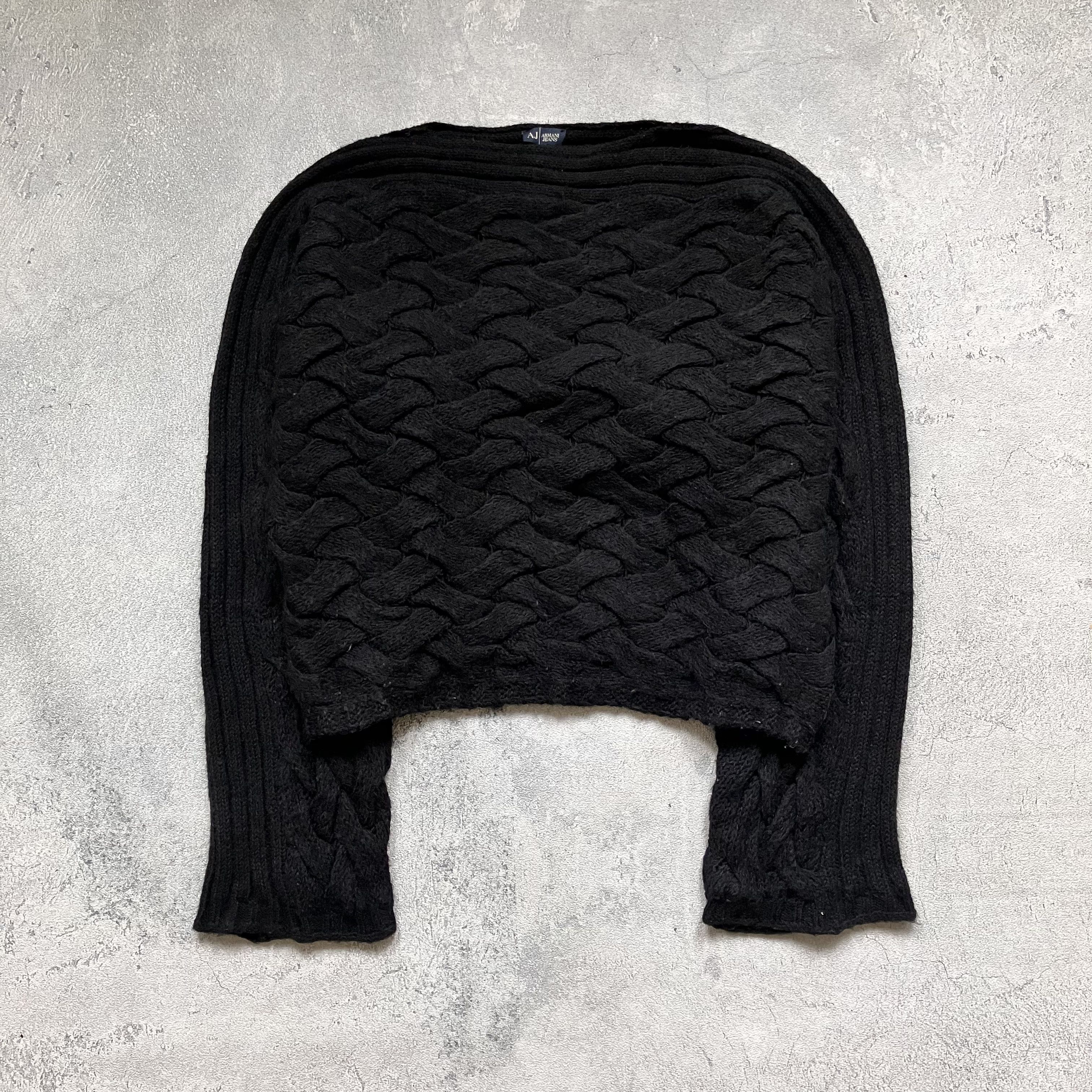 Emporio Armani Armani Jeans vintage cropped seamless knitted sweaters Size US M / EU 48-50 / 2 - 2 Thumbnail