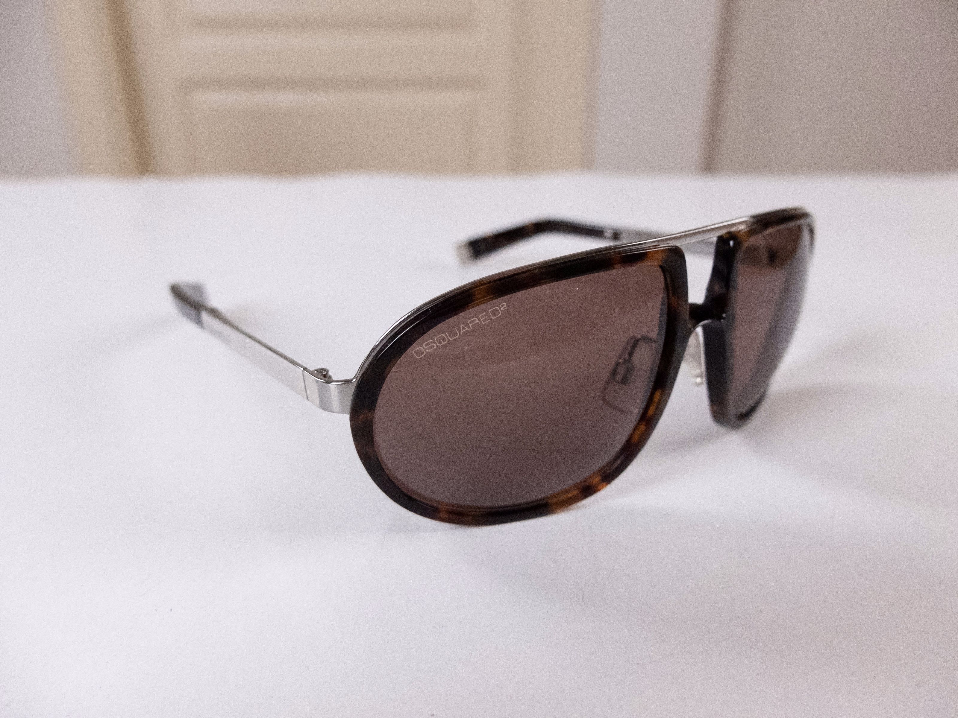 Dsquared2 DSQUARED2 brown acetate tortoise shell sunglasses authentic Size ONE SIZE - 1 Thumbnail