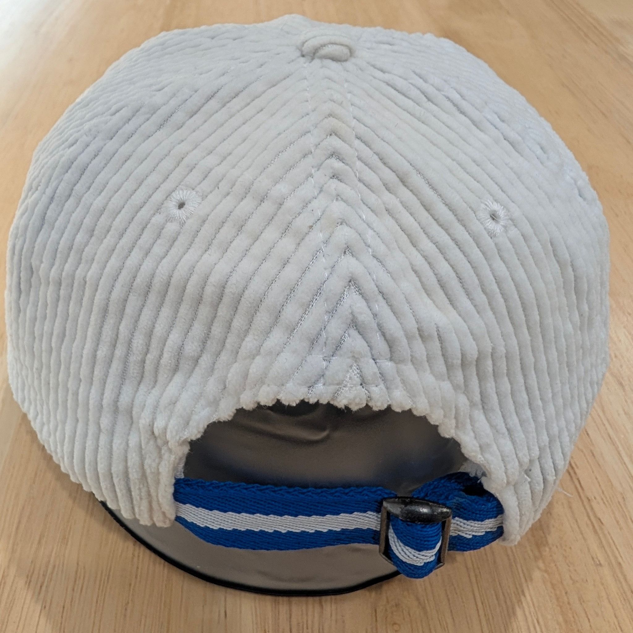 Other Volley White Corduroy Cap With Blue Logo Detail One Size Size ONE SIZE - 2 Thumbnail