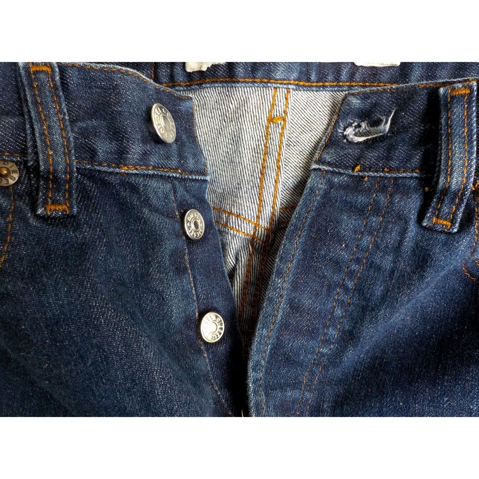 Diesel Diesel Jeans Blue Button Fly Straight Leg SZ 30 Italy Womens Size 30" / US 8 / IT 44 - 6 Thumbnail