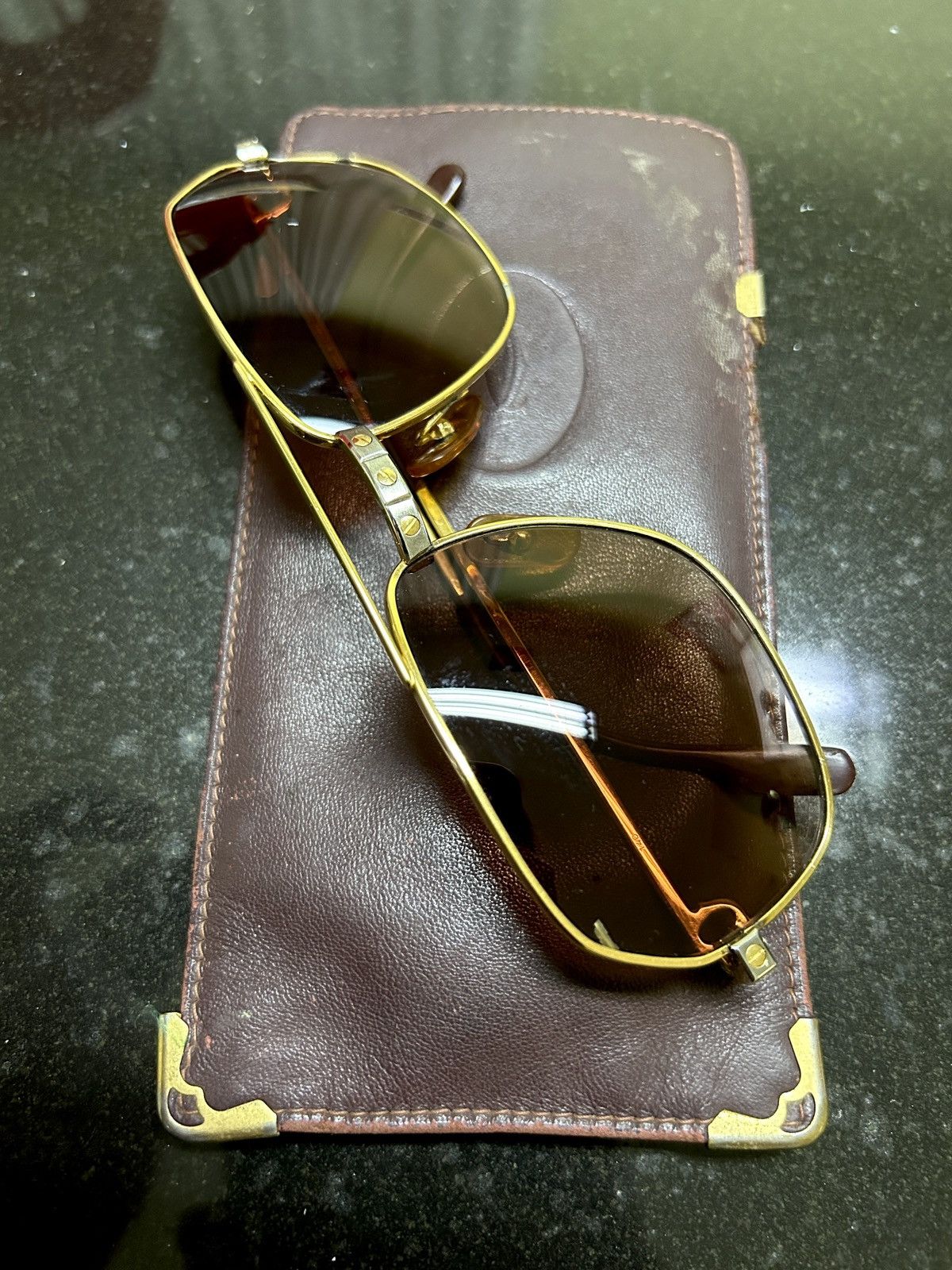 Cartier Vintage Cartier Santos 18K Gold Plated 1980 Size ONE SIZE - 3 Thumbnail