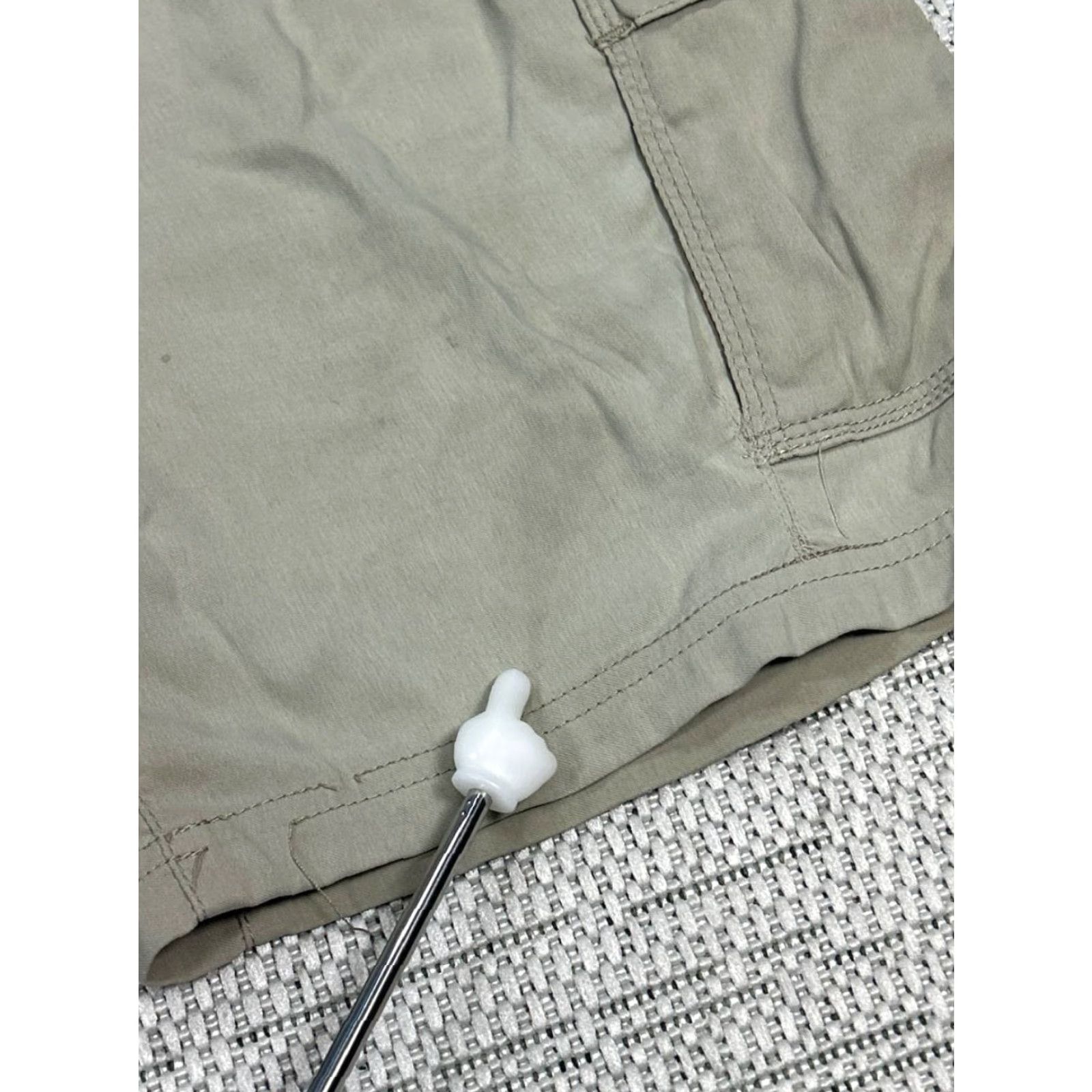 Prana prAna Breathe Cargo Shorts Mens Large Beige Logo Stretch Mid Rise HikingShorts Size US 33 - 6 Thumbnail