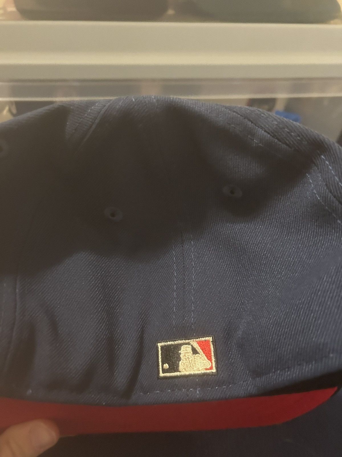 New Era Navy/black/red Toronto Blue Jays New Era Fitted Hat Size 7 Size ONE SIZE - 4 Thumbnail