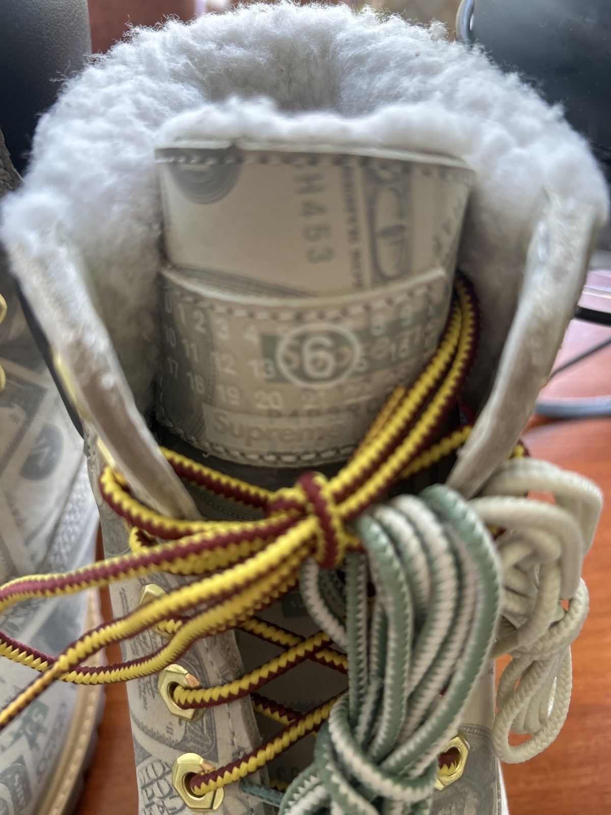 Maison Margiela × Supreme Supreme x Maison Margiela x Timberland Money Premium Boots Size US 8.5 / EU 41-42 - 9 Thumbnail