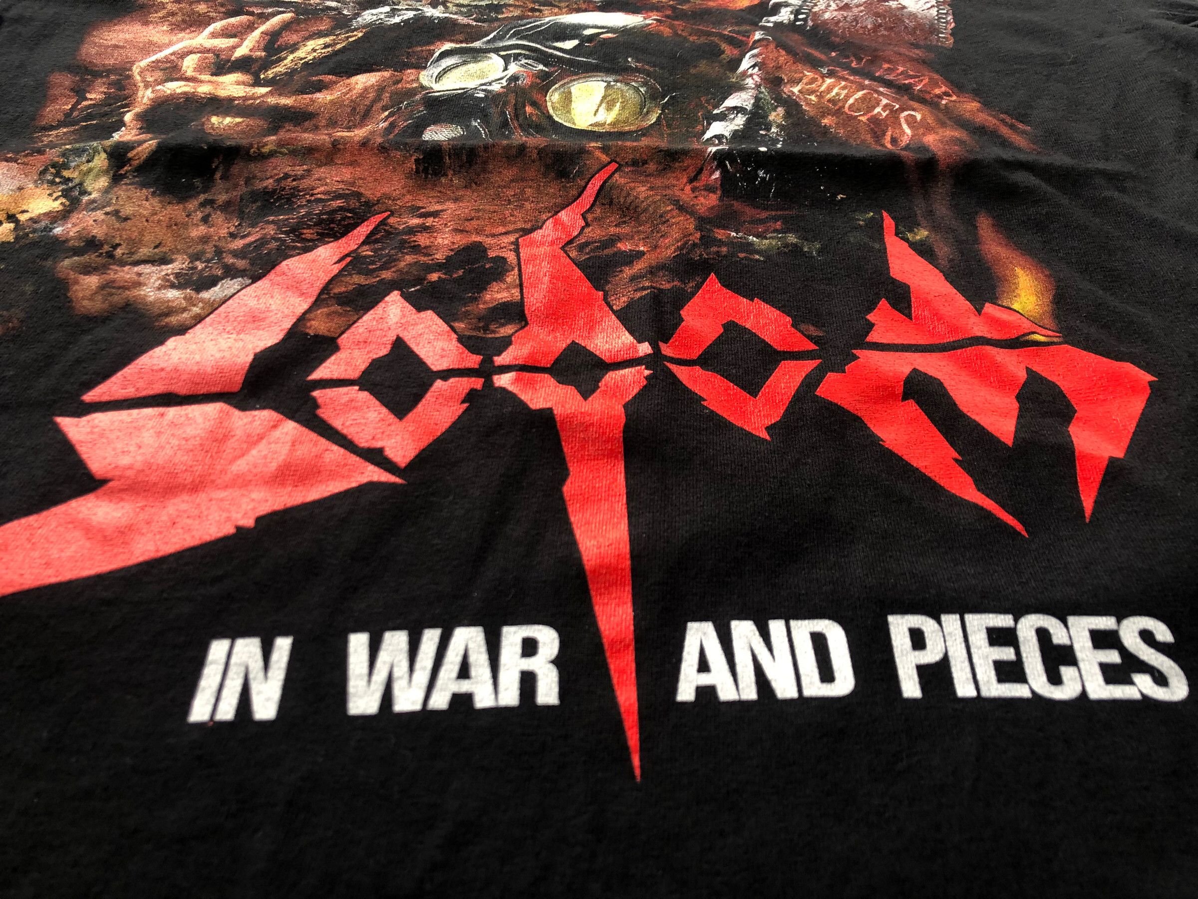 Band Tees 🔥Vintage Y2K SODOM 'In War And Pieces' Metal Grind T-Shirt Size US L / EU 52-54 / 3 - 4 Thumbnail