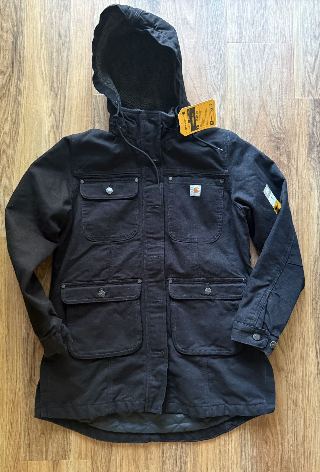 Carhartt Carhartt women’s duck coat black New with tags Size M / US 6-8 / IT 42-44 - 1 Thumbnail