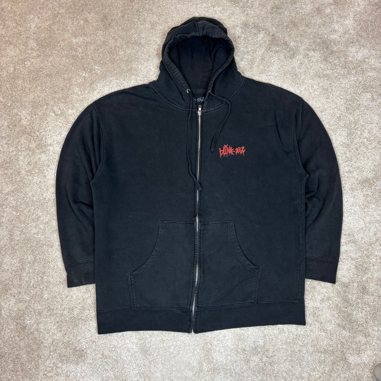 Independent Trading Co. Blink 182 Not Another Christmas Song Full Zip Hoodie 2XL Size US XXL / EU 58 / 5 - 3 Thumbnail