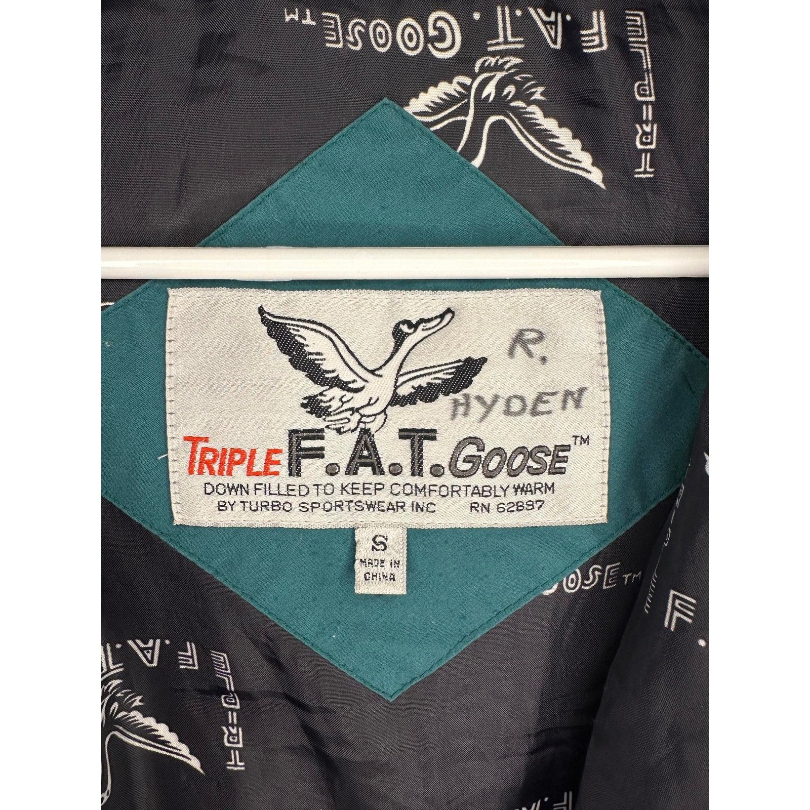 Triple F.A.T. Goose Triple F.A.T Goose Long Down Hooded Parka Jacket Teal Mens M Size US S / EU 44-46 / 1 - 9 Thumbnail