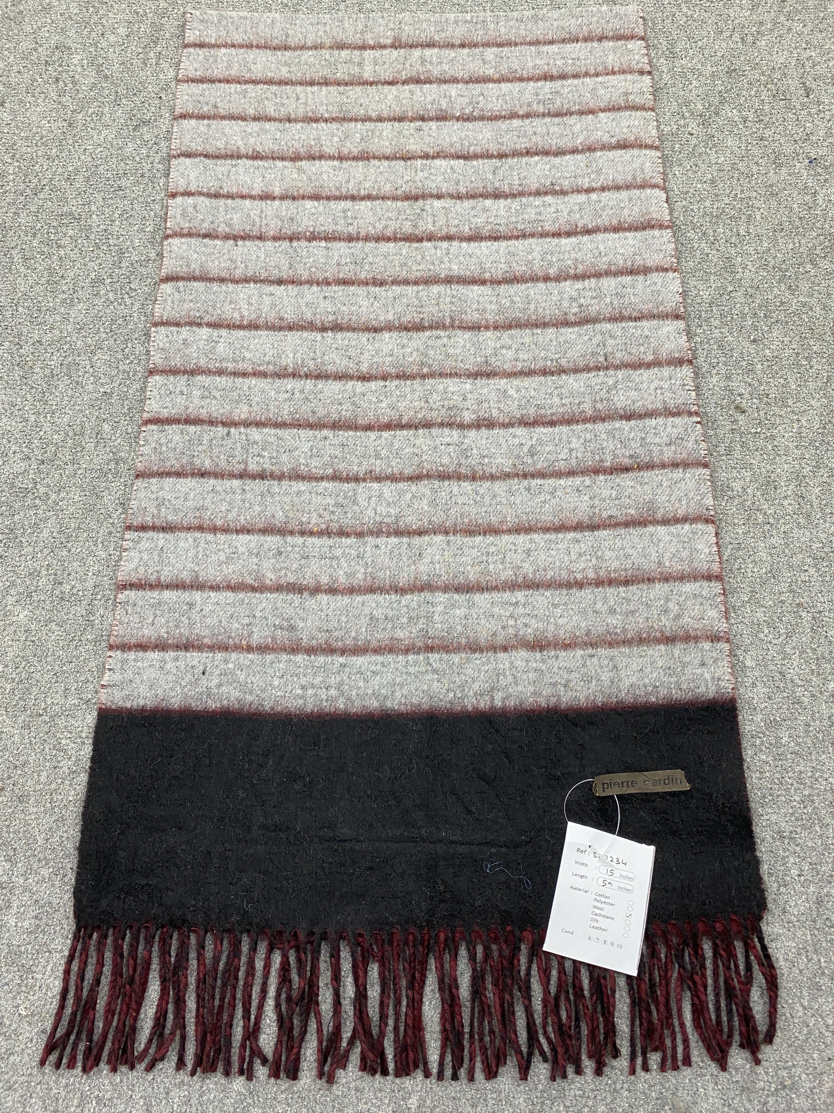 Pierre Cardin Pierre Cardin WoolScarf / Muffler / Neckwear SC0234 Size ONE SIZE - 2 Thumbnail