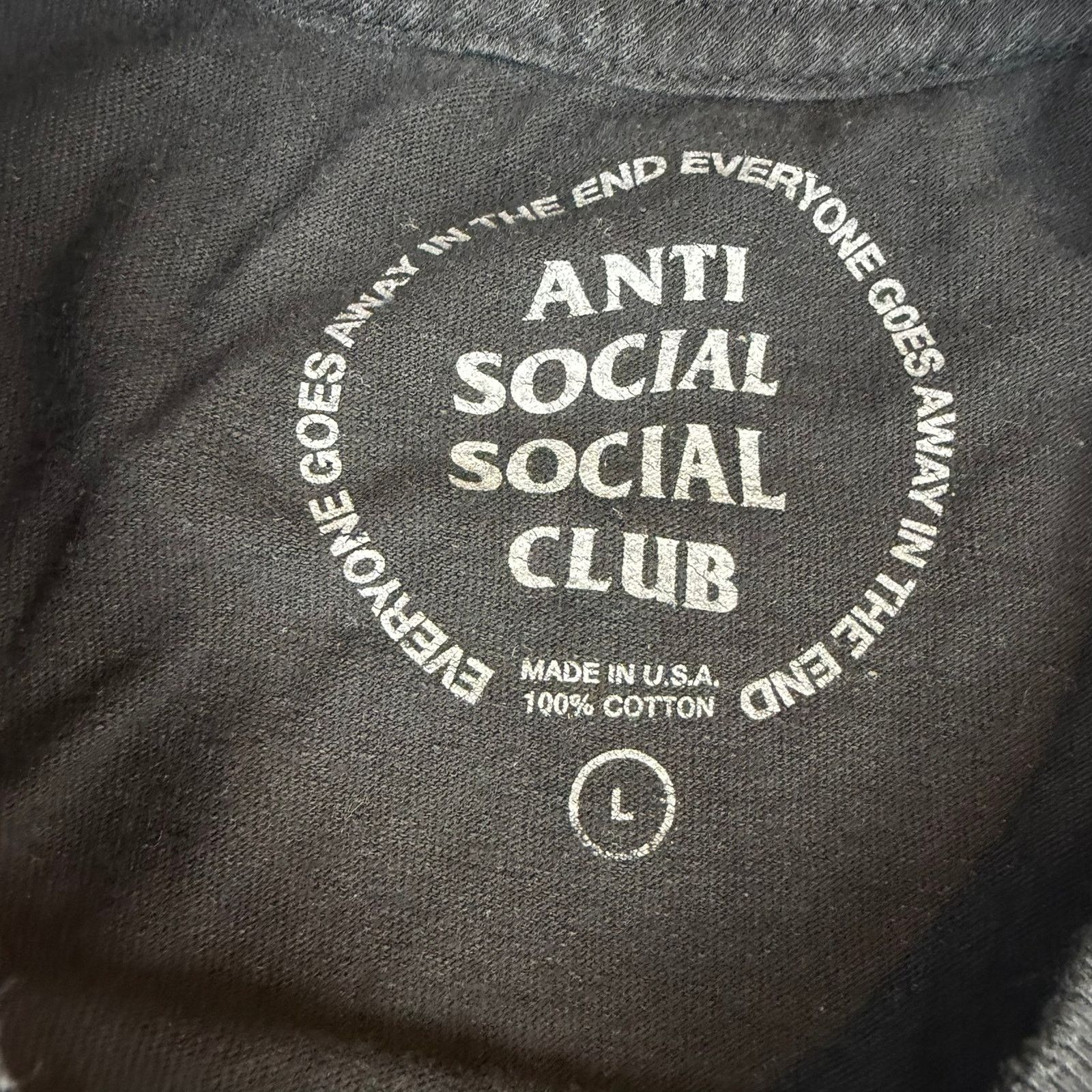 Anti Social Social Club Anti Social Social Club Lightning Tee Black Large Size US L / EU 52-54 / 3 - 3 Thumbnail