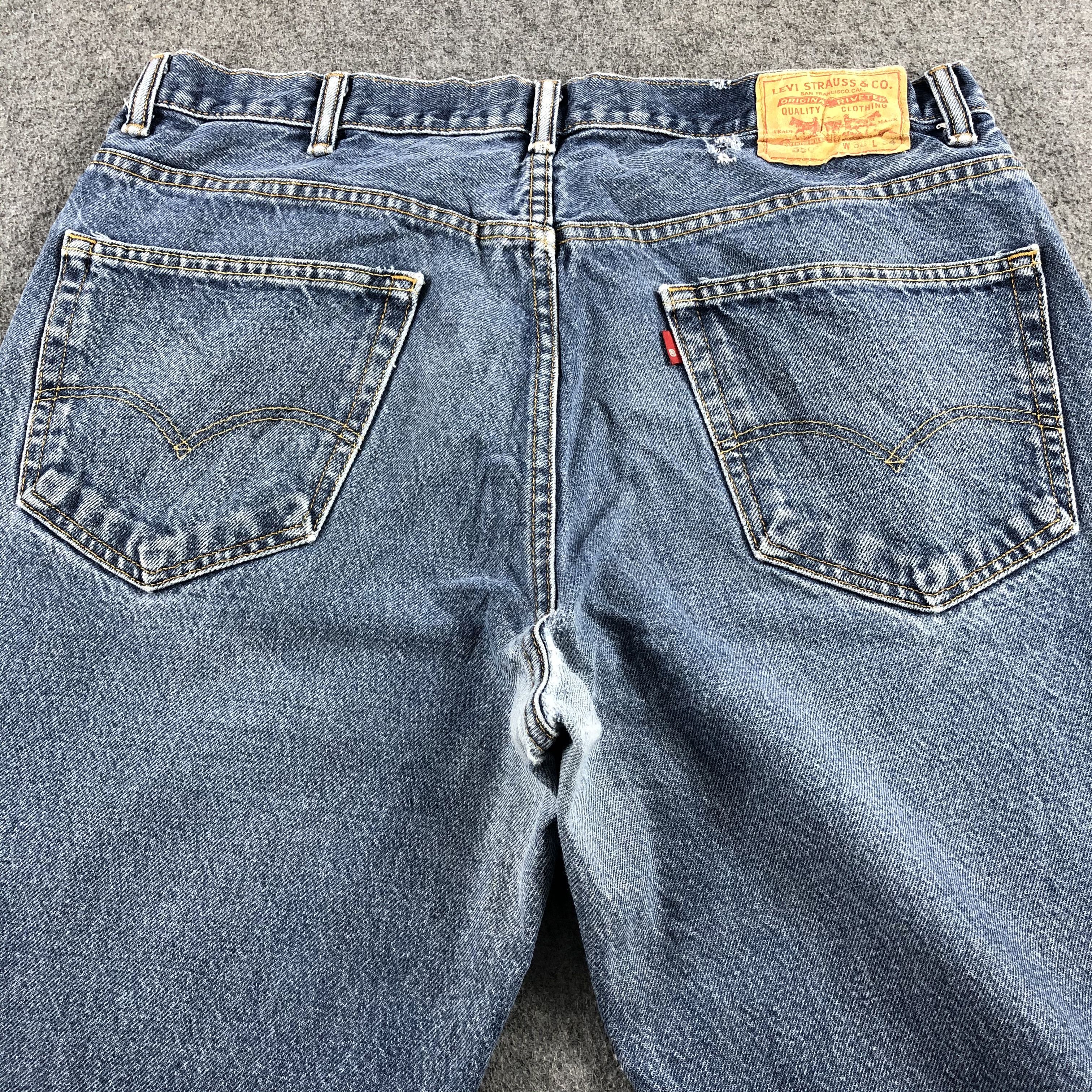 Levi's Vintage Blue Wash Levis 550 Jeans-J2061 Size US 37 - 4 Thumbnail