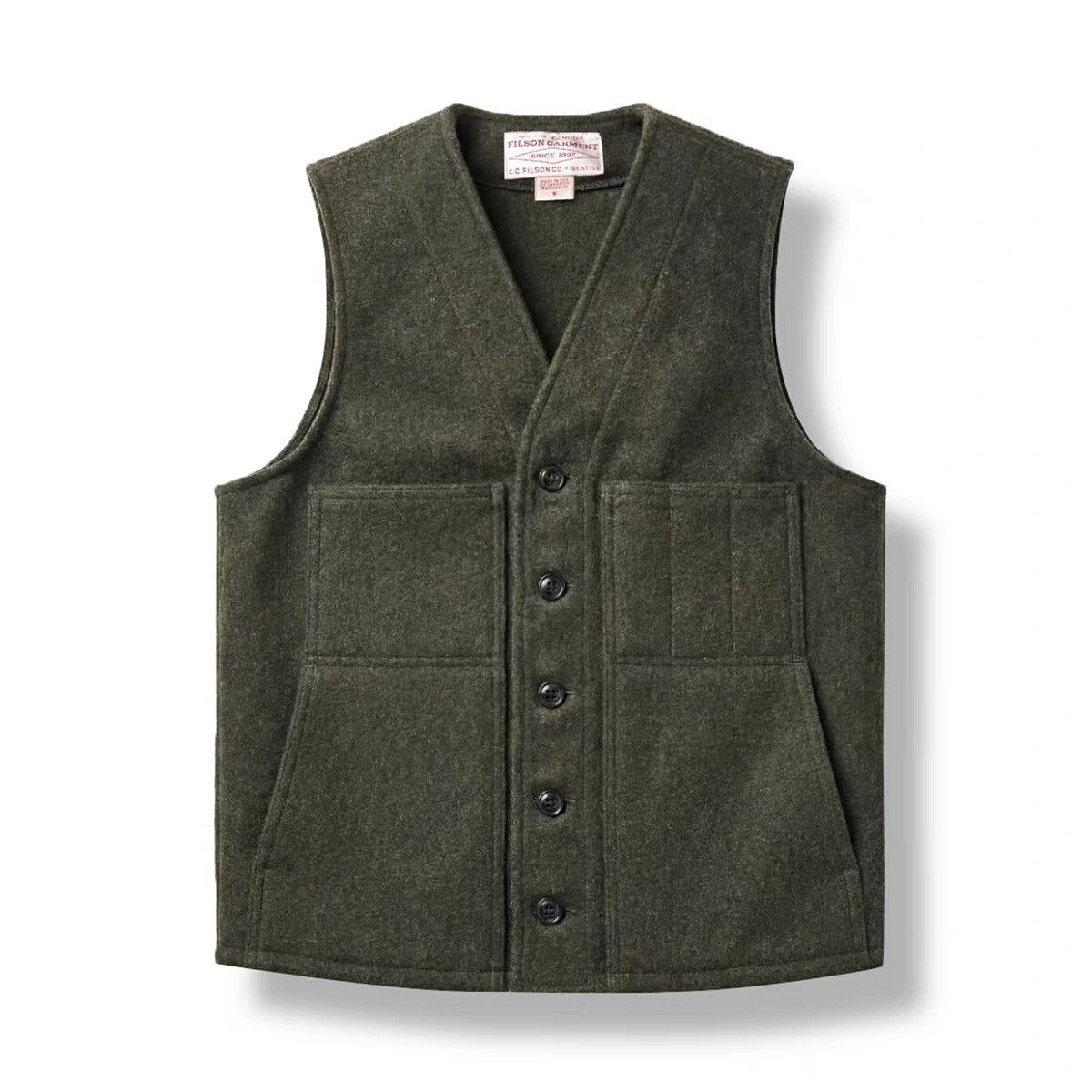 Filson Filson 24oz Mackinaw Wool Work Vest Men's Size US XS / EU 42 / 0 - 1 Thumbnail