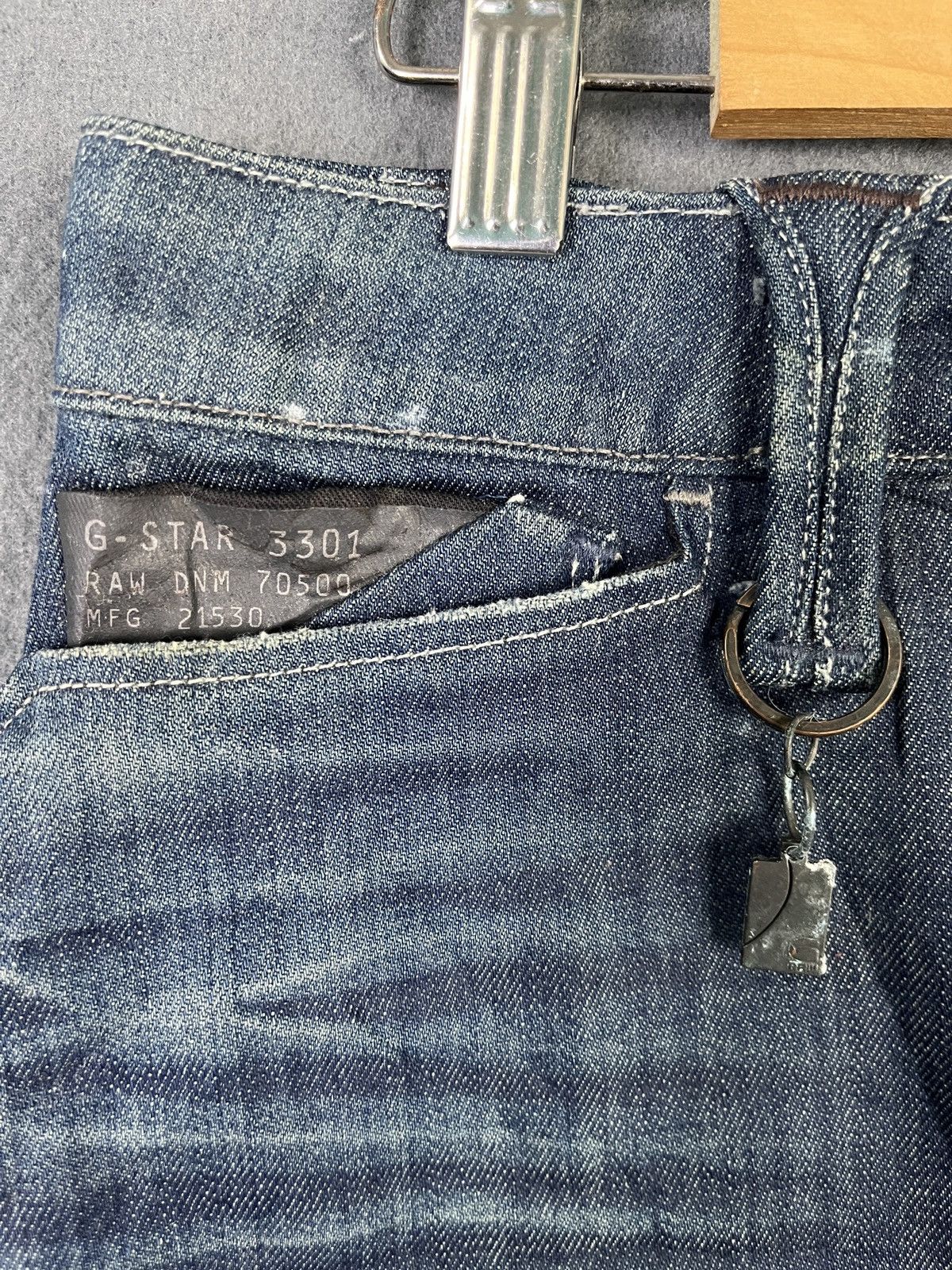 G-Star × Japanese Brand G Star Raw Denim Minic Mini Skirt Size 29" - 5 Thumbnail
