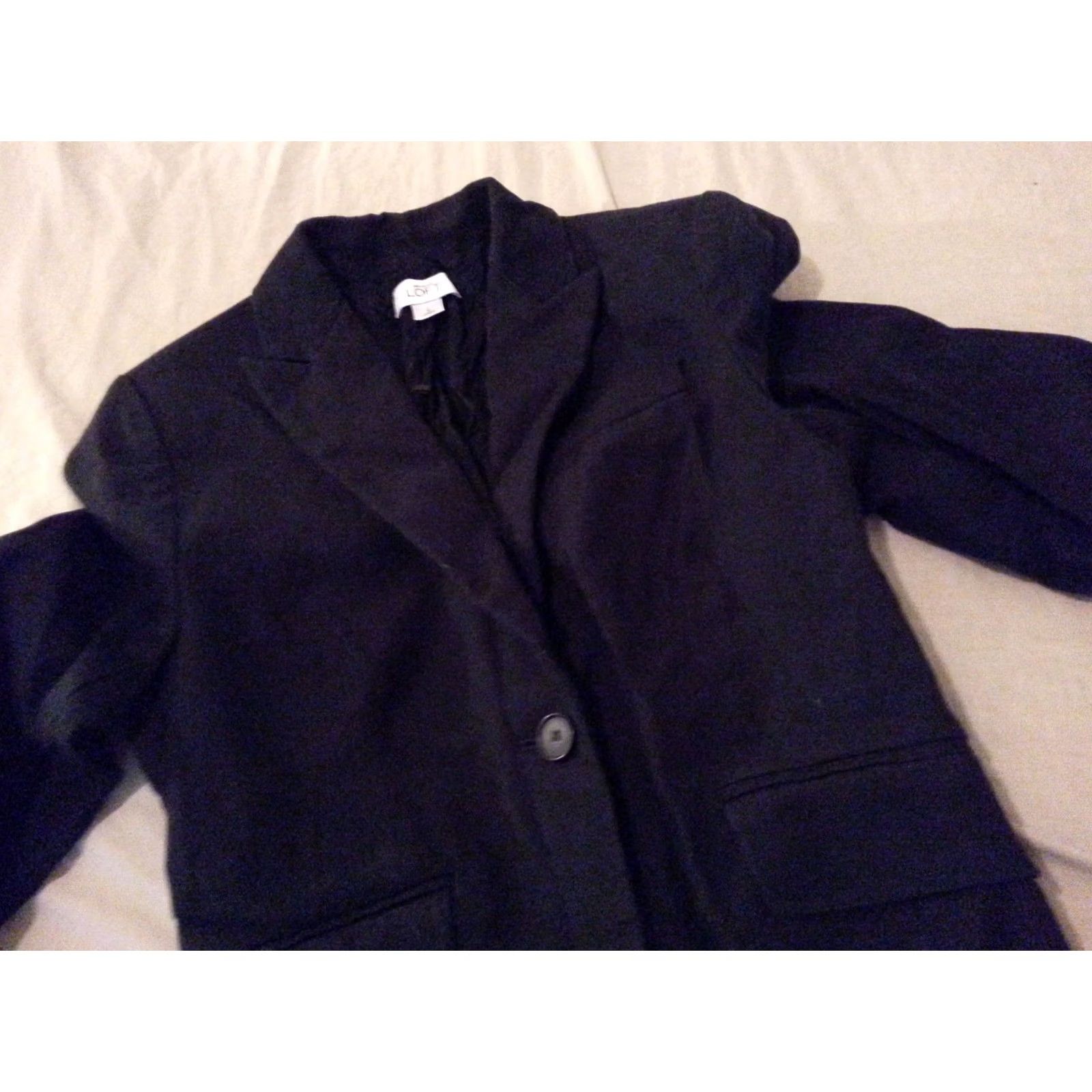Ann Taylor Ann Taylor Jacket Black Size 6 Womens Size M / US 6-8 / IT 42-44 - 3 Thumbnail