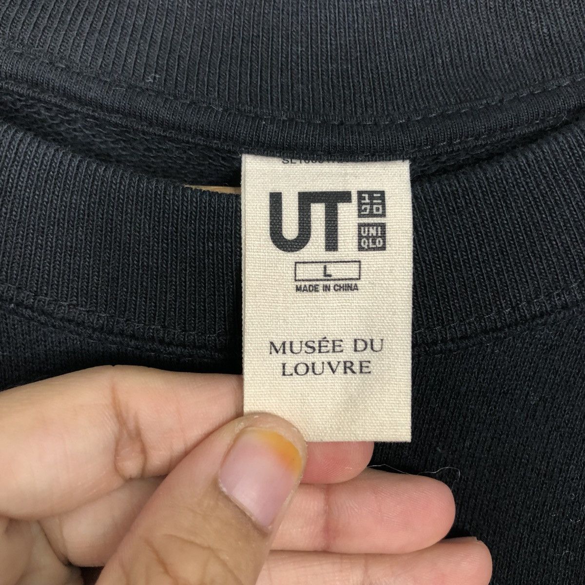 Japanese Brand 📌Vintage Sweatshirt Musee Du Louvre Big Logo Size US L / EU 52-54 / 3 - 14 Thumbnail