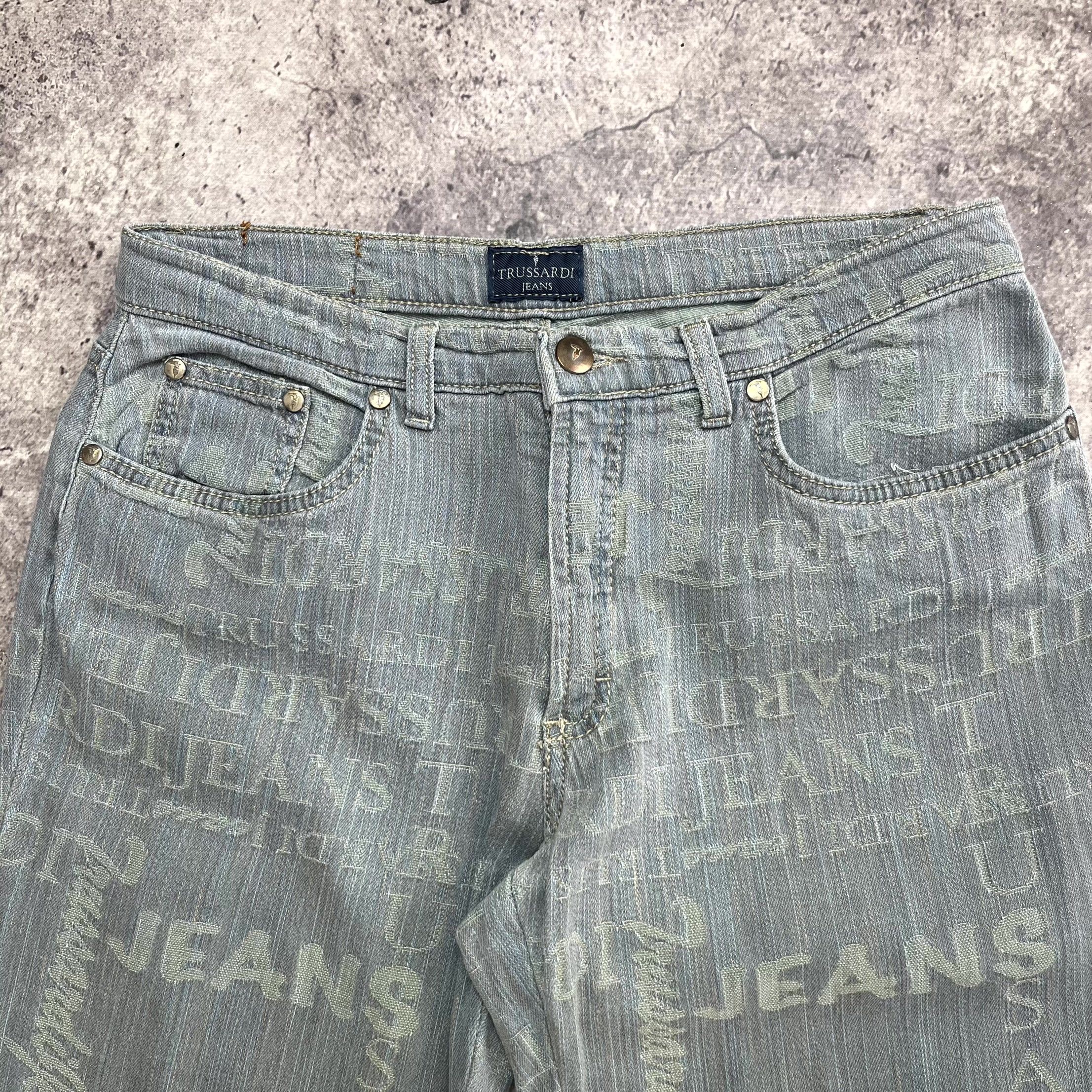 Trussardi Y2K Trussardi Gray Bootcut Flare Jeans Size 31 UK 29 Size 31" - 3 Thumbnail