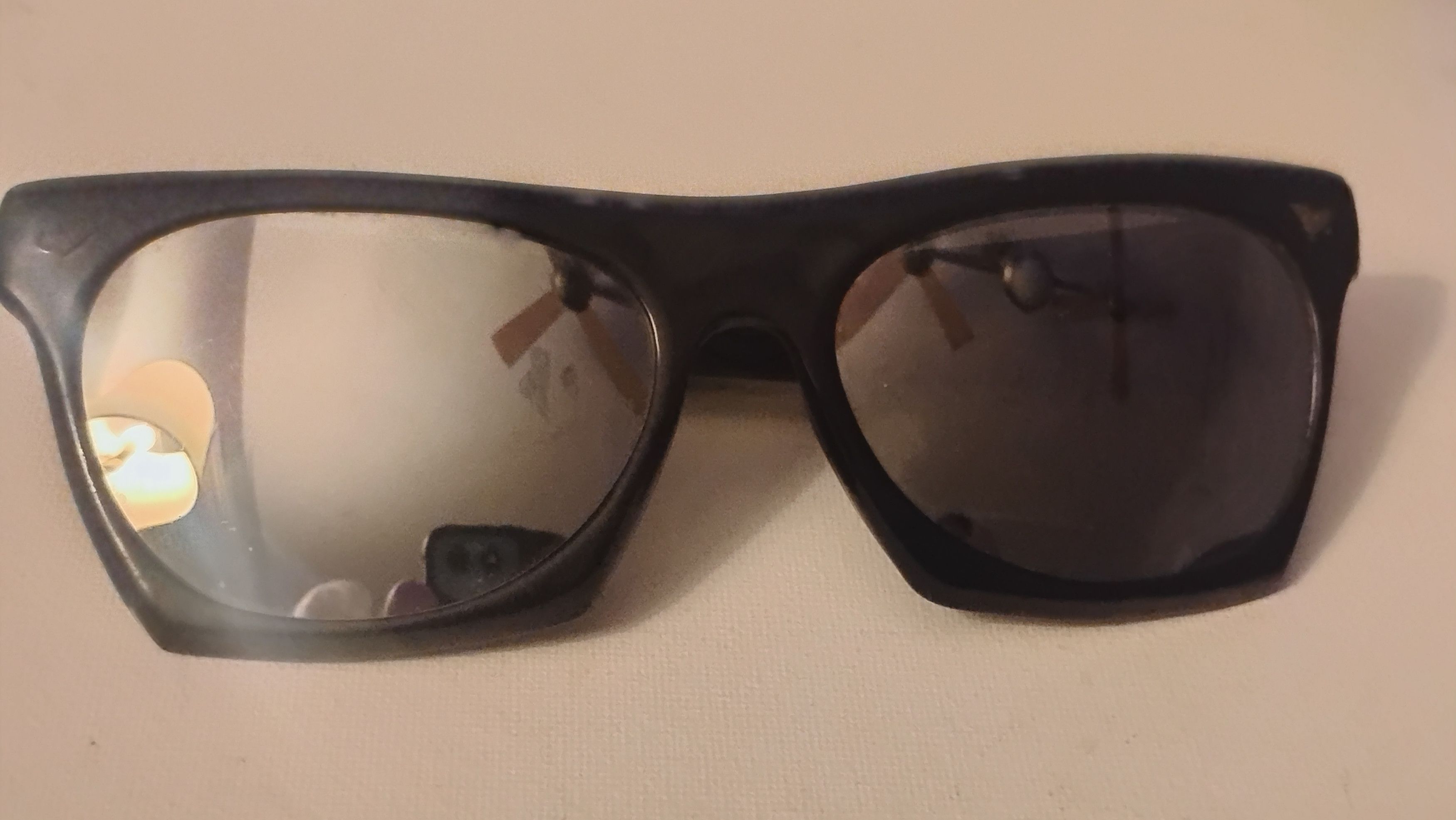 Other Vintage Black Mirrored Rocker Sunglasses NOS Japan Size ONE SIZE - 2 Thumbnail