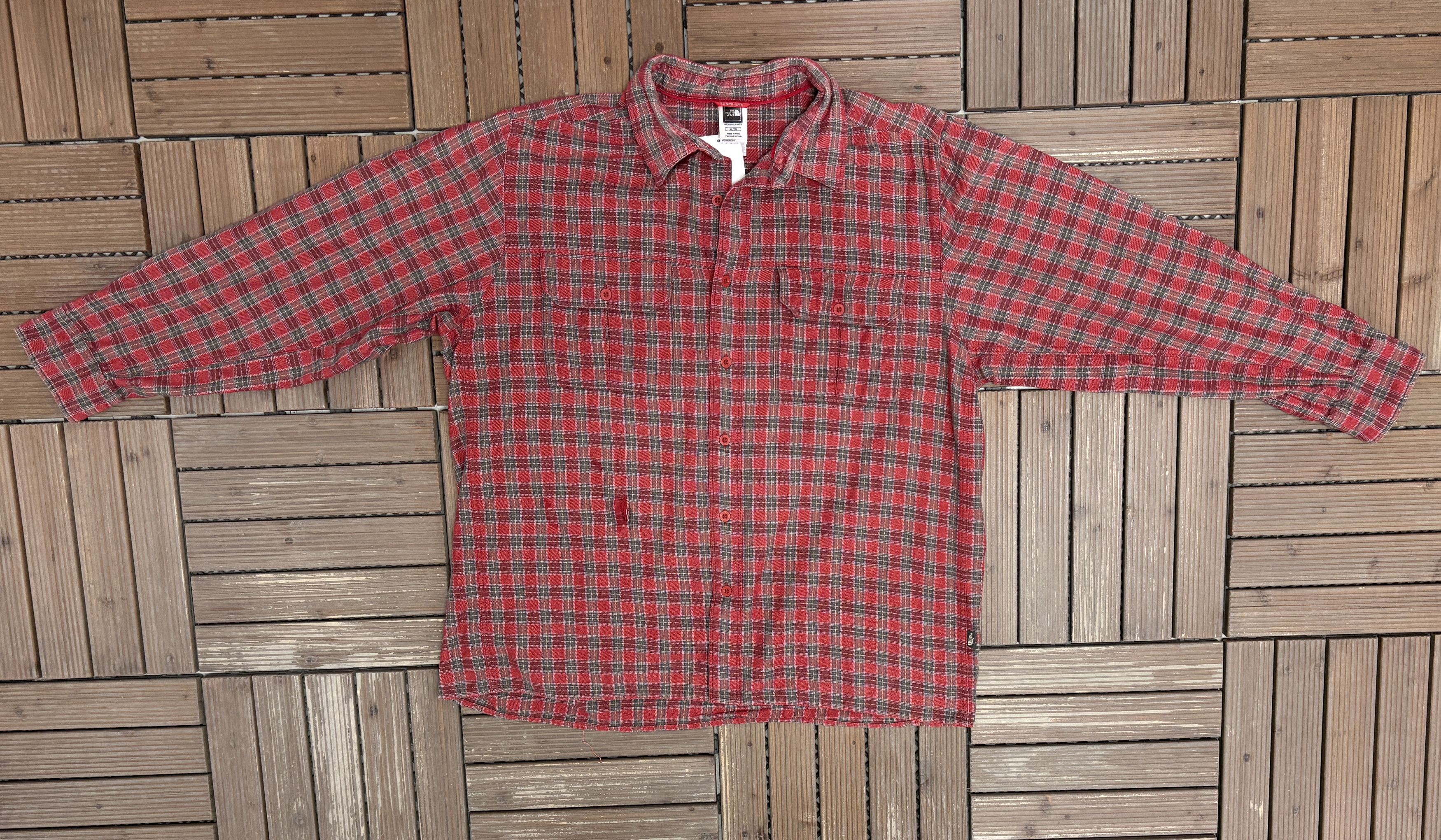 The North Face The North Face Plaid Flannel Vintage Shirt Size US XL / EU 56 / 4 - 3 Thumbnail