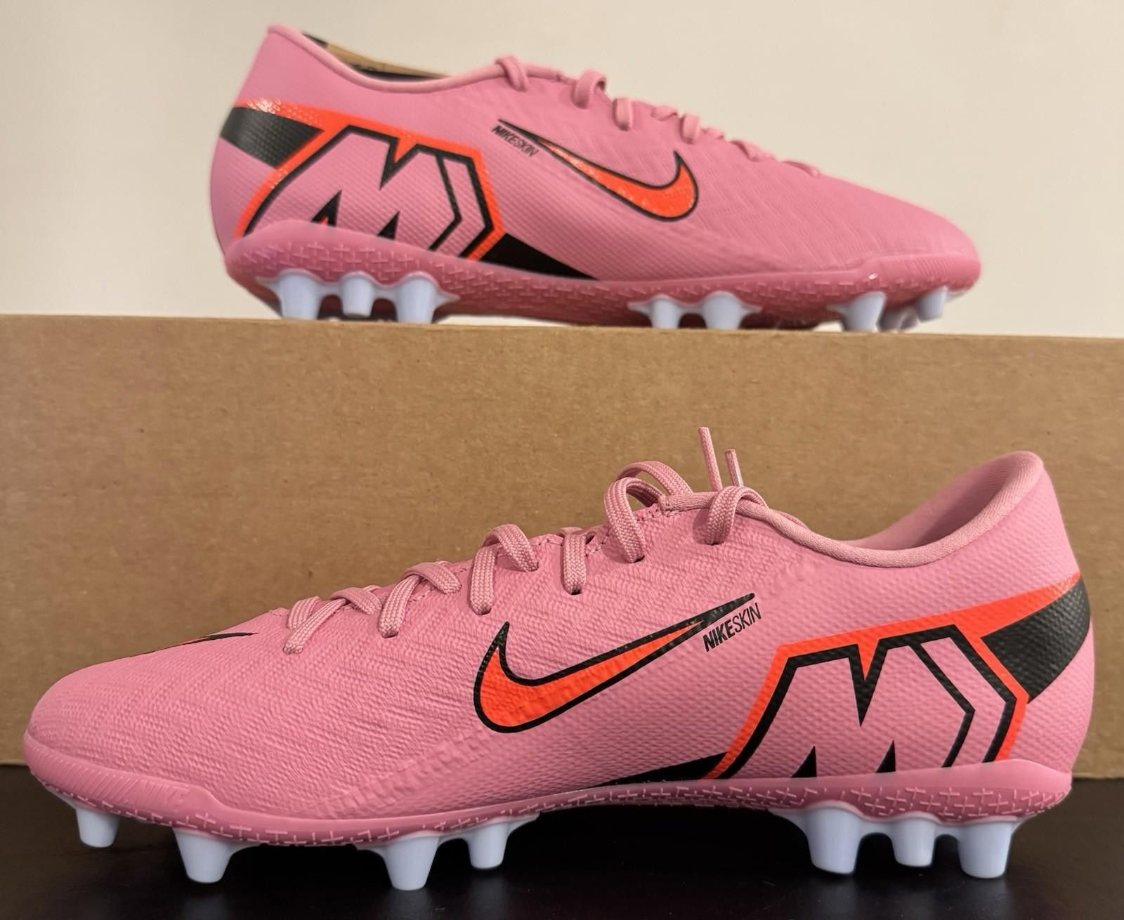 Nike Nike Vapor 16 Academy FG/MG Magic Flamingo Black Size 5.5 Size ONE SIZE - 3 Thumbnail