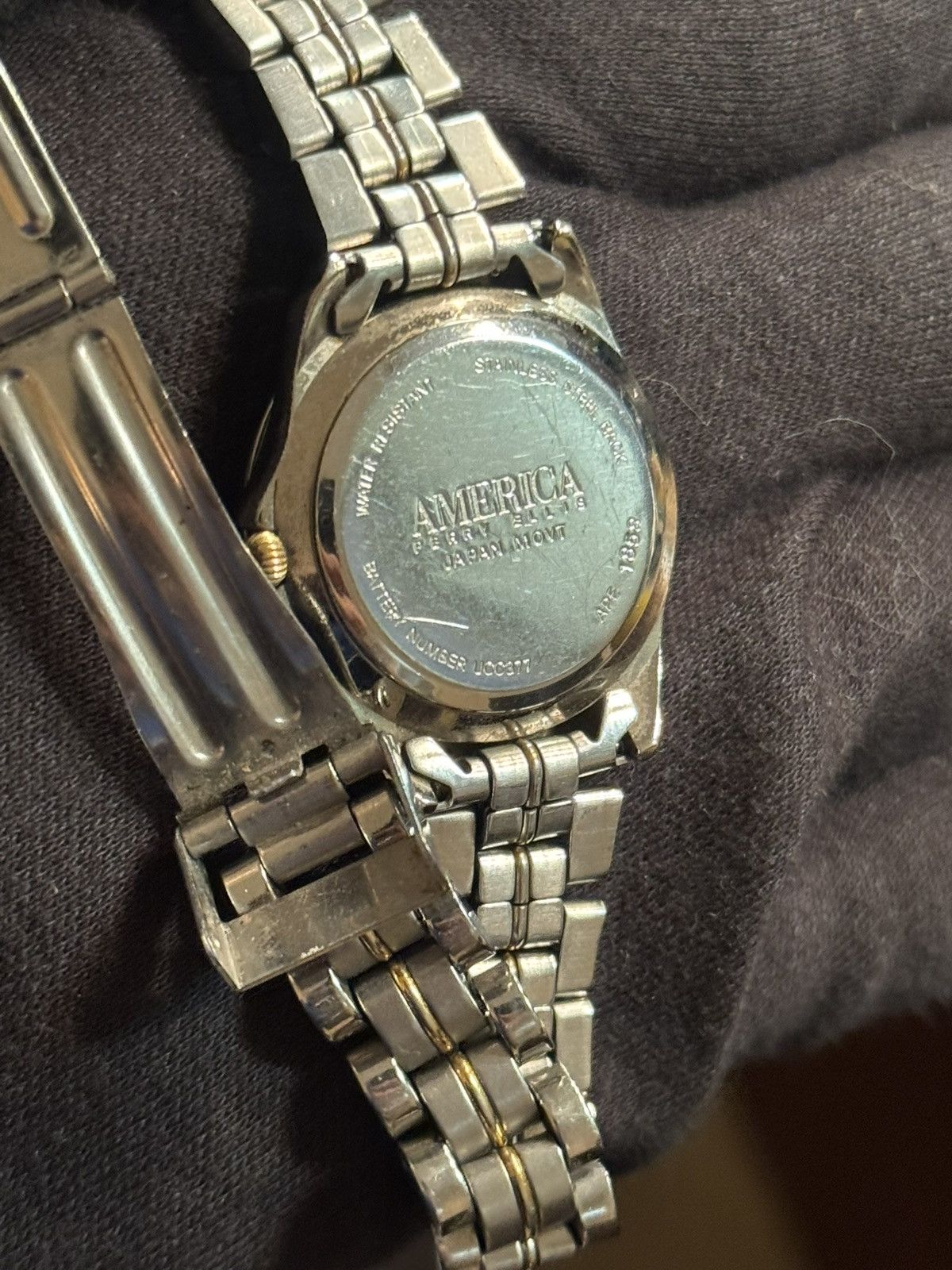 Perry Ellis America Vintage Two-Tone Stainless Steel Quartz Watch Size ONE SIZE - 7 Thumbnail
