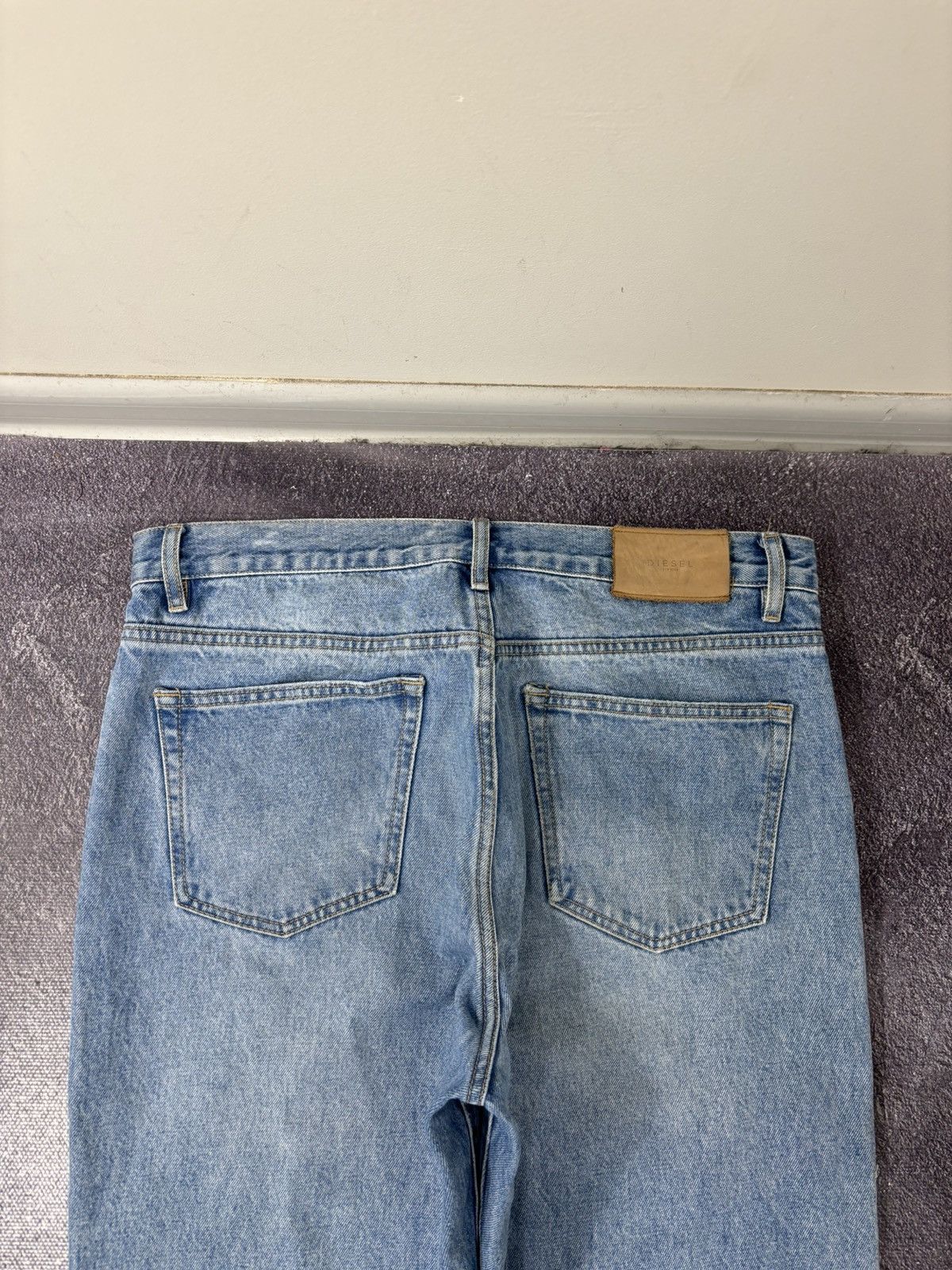 Diesel Diesel Men’s Y2K Straight Fit Light Blue Hype Denim Jeans Size US 34 / EU 50 - 16 Thumbnail