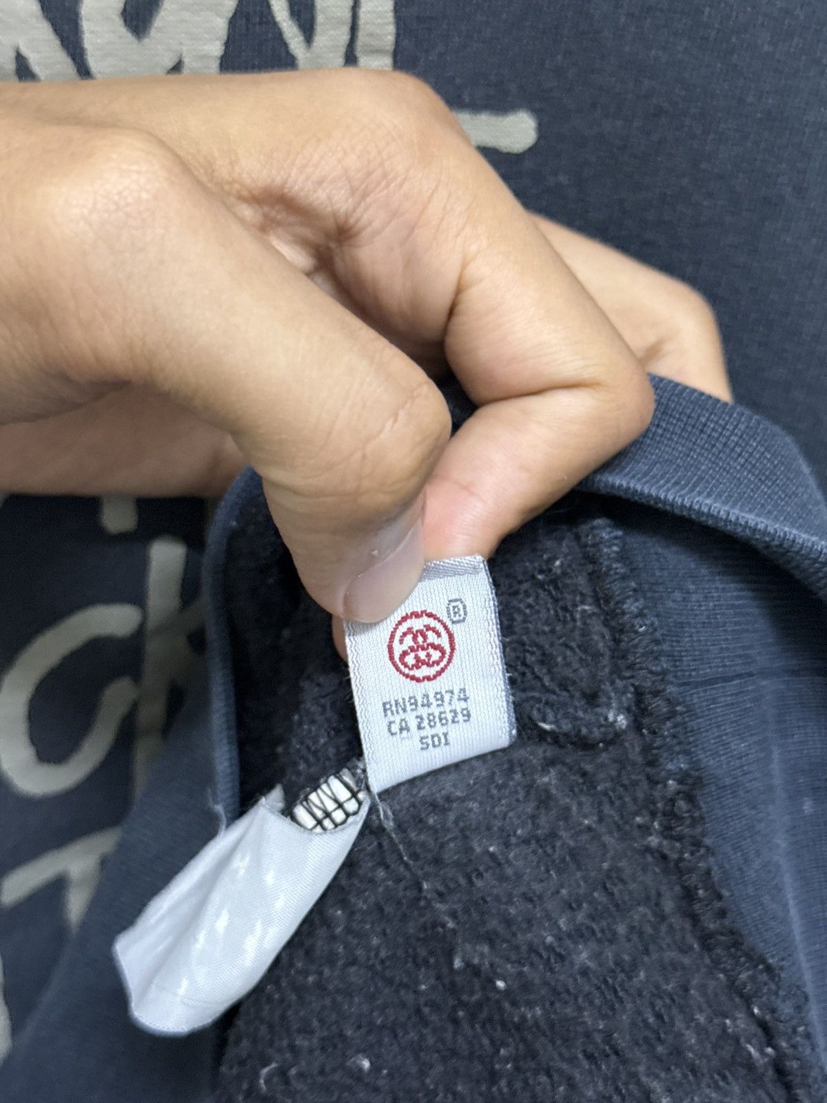 Stussy Vintage 90s Stussy Old Skool Flavour Sweatshirt Size US XL / EU 56 / 4 - 6 Thumbnail