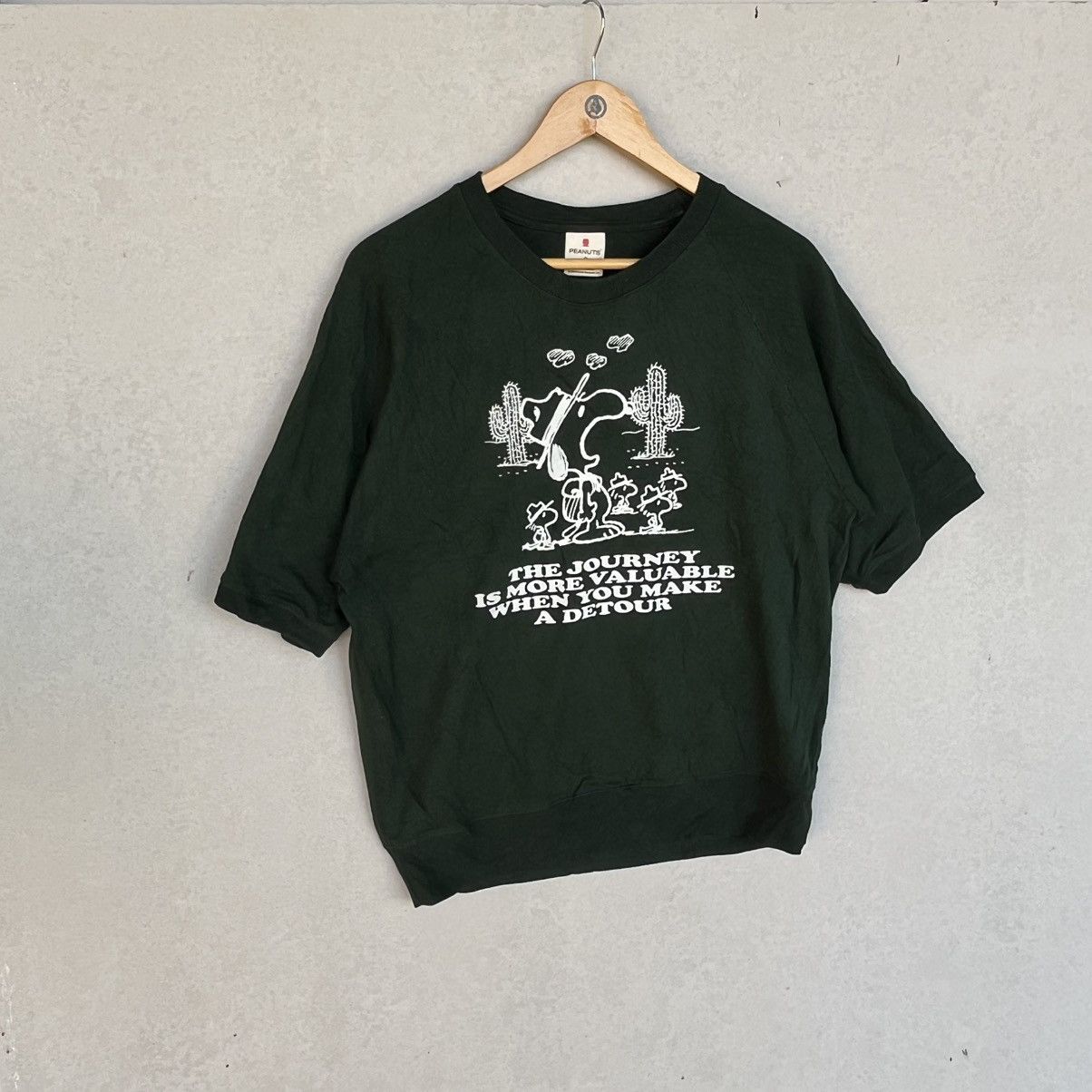 Other Vintage Gu Snoopy Green Graphic Tee Size S Size US L / EU 52-54 / 3 - 3 Thumbnail