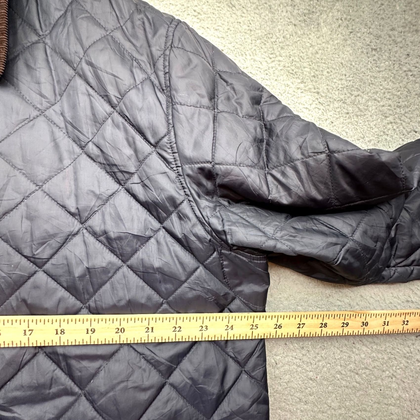 Brooks Brothers Brooks Brothers Diamond Quilted Walking Coat Mens XL Navy Blue Corduroy Zip Full Zip Overcoat Coat Mens XL Navy Blue Size US XL / EU 56 / 4 - 5 Thumbnail