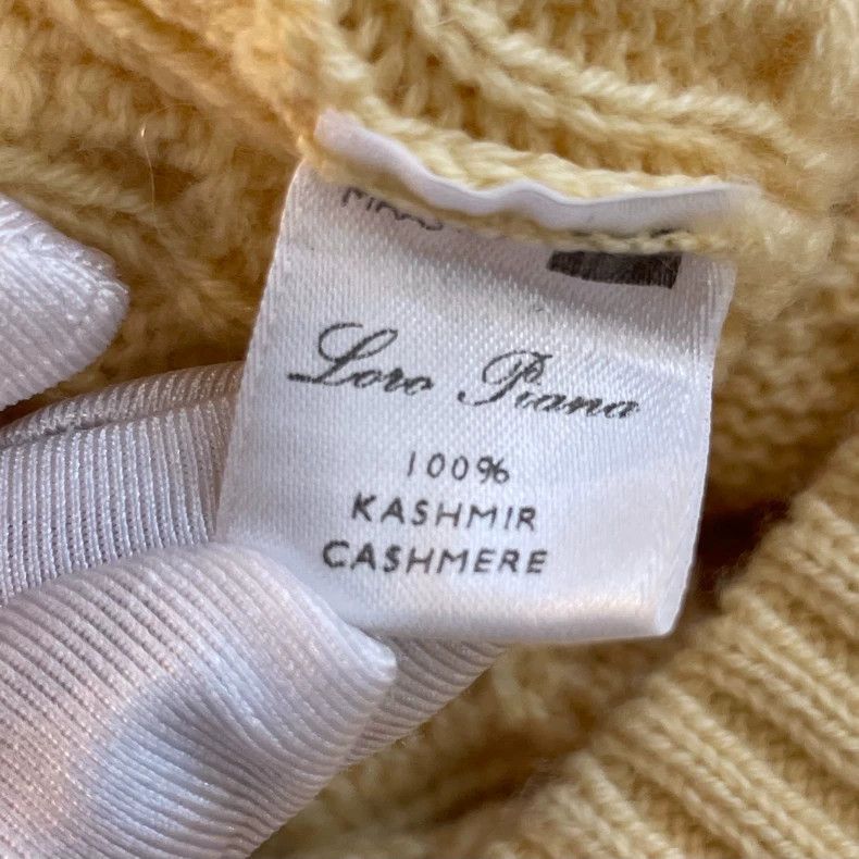 Loro Piana LORO PIANA Goose yellow cashmere sweater Size L / US 10 / IT 46 - 5 Thumbnail