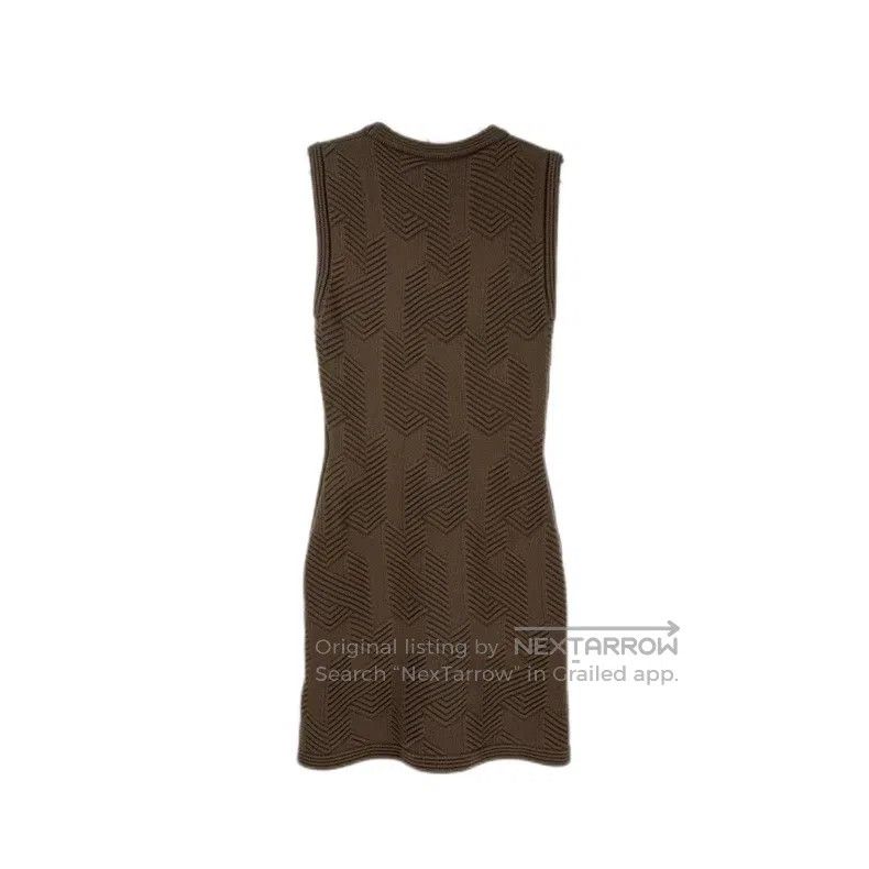 Hermes Hermes Heather Taupe Twill Wool Vest Skirt Size XS / US 0-2 / IT 36-38 - 2 Thumbnail