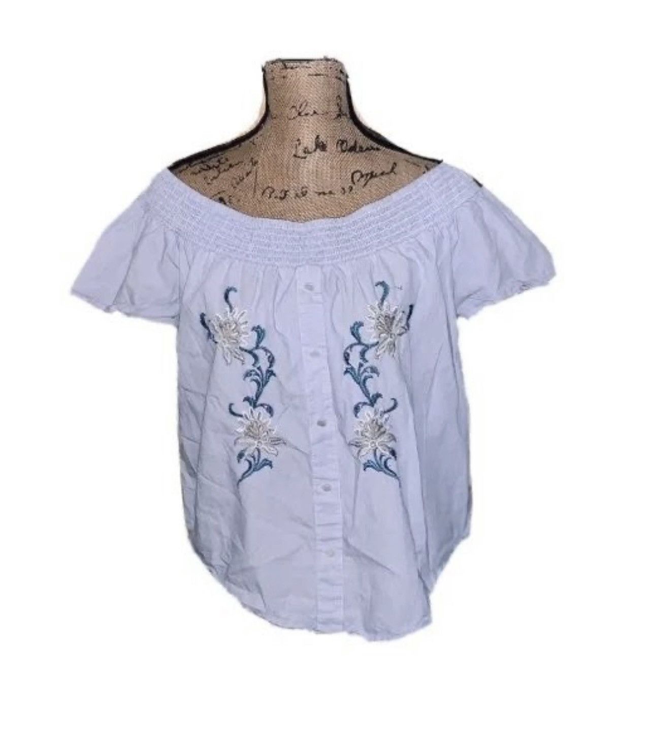 Other Flower and Feather peasant top L Size L / US 10 / IT 46 - 1 Thumbnail