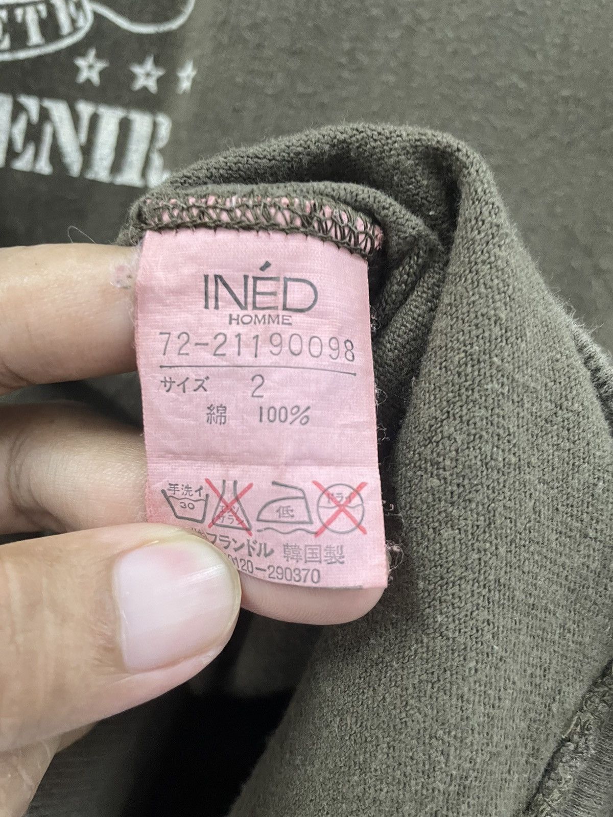Japanese Brand Ined Homme Japan Sweatshirt Size US S / EU 44-46 / 1 - 6 Thumbnail