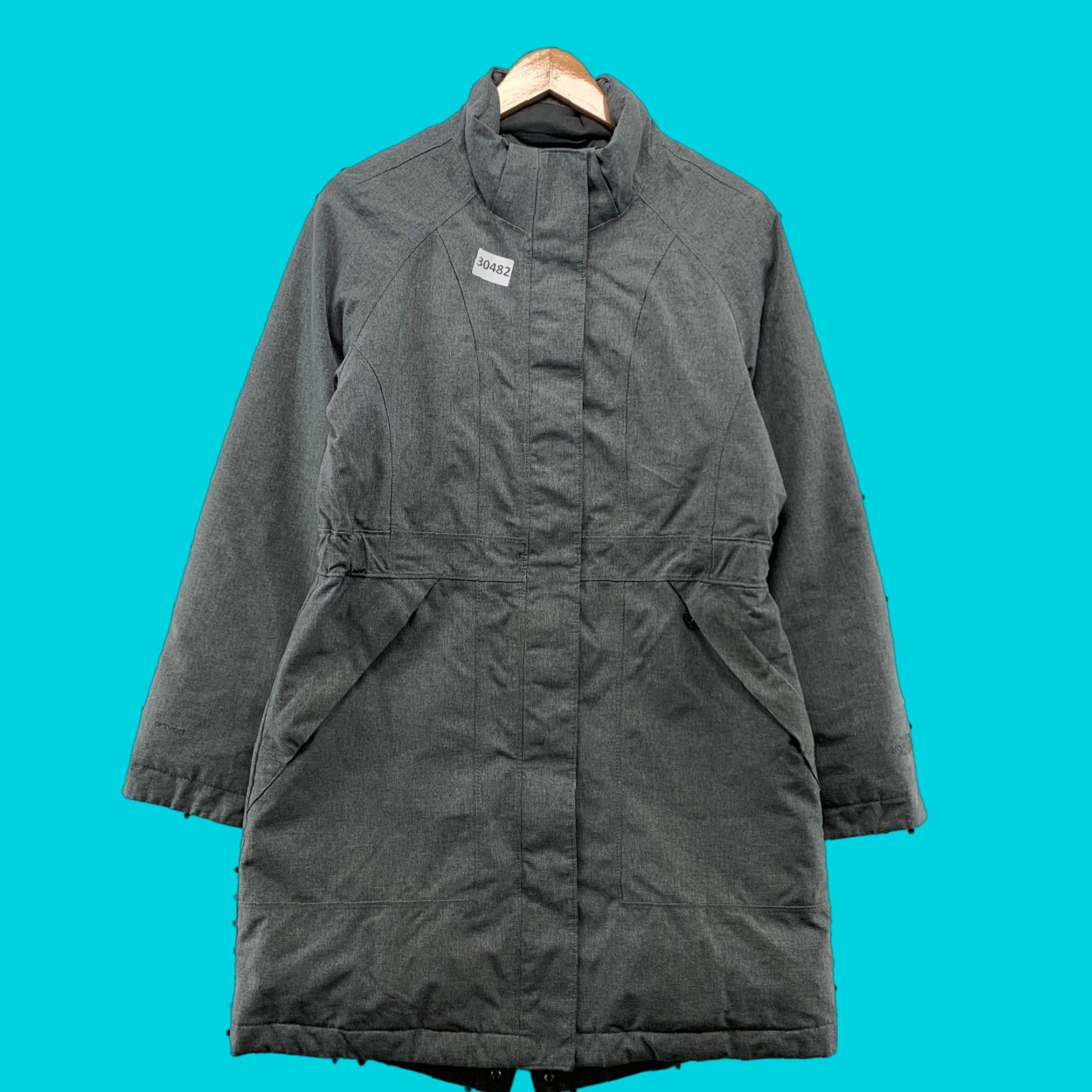 The North Face VINTAGE The North Face Down Coat Womens M Gray 20x35 Arctic Hyvent 550 Parka Wool? Size M / US 6-8 / IT 42-44 - 1 Thumbnail