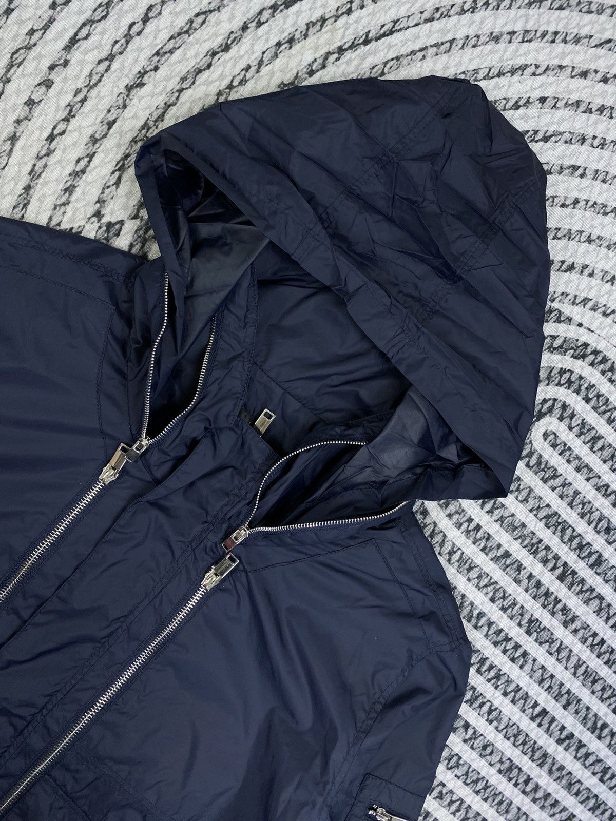 Japanese Brand Vintage Well Spring Casual Wear Navy Multi Zipper Jacket Size US M / EU 48-50 / 2 - 8 Thumbnail